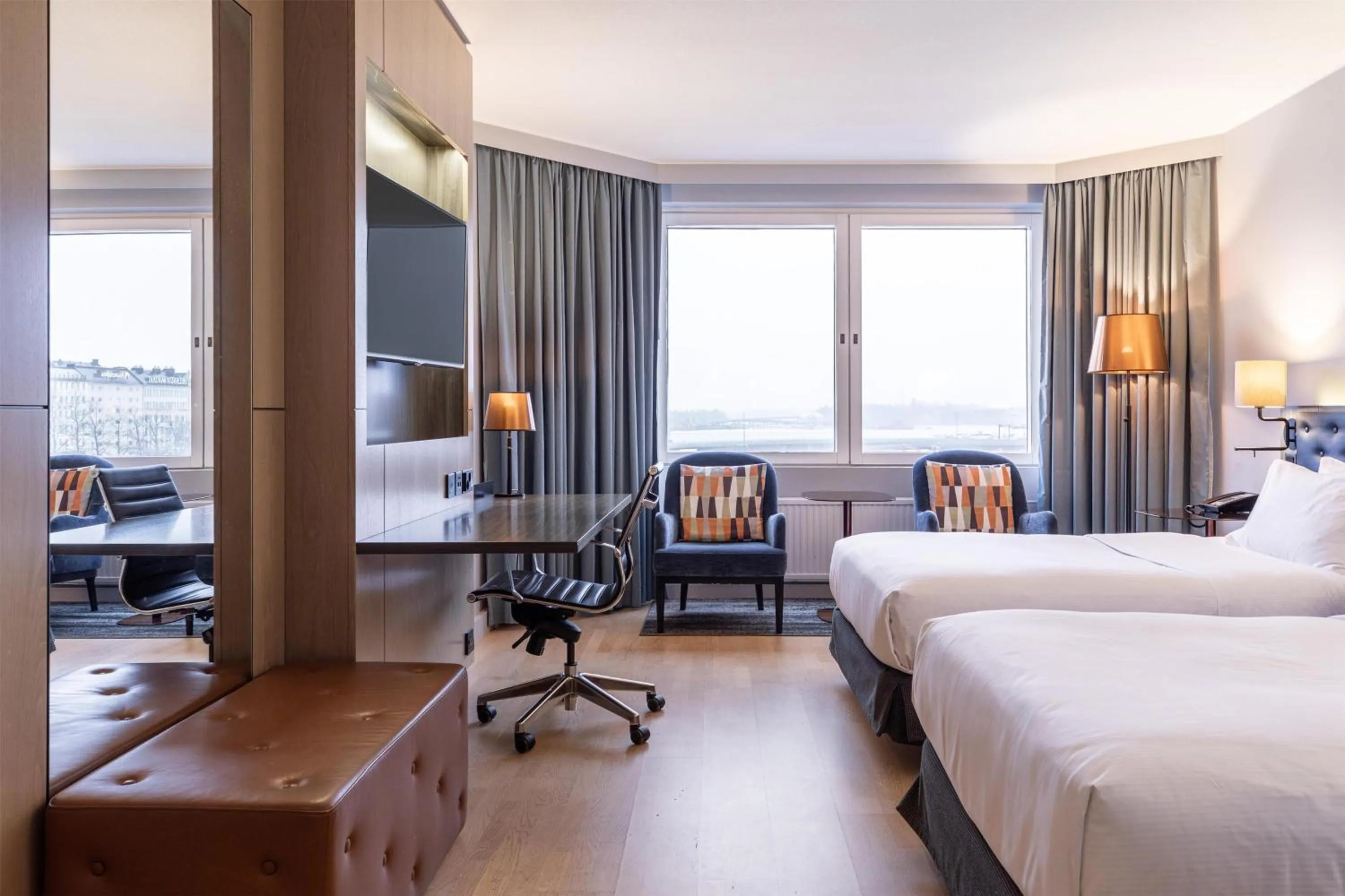 Bedroom, Bed in Hilton Helsinki Strand