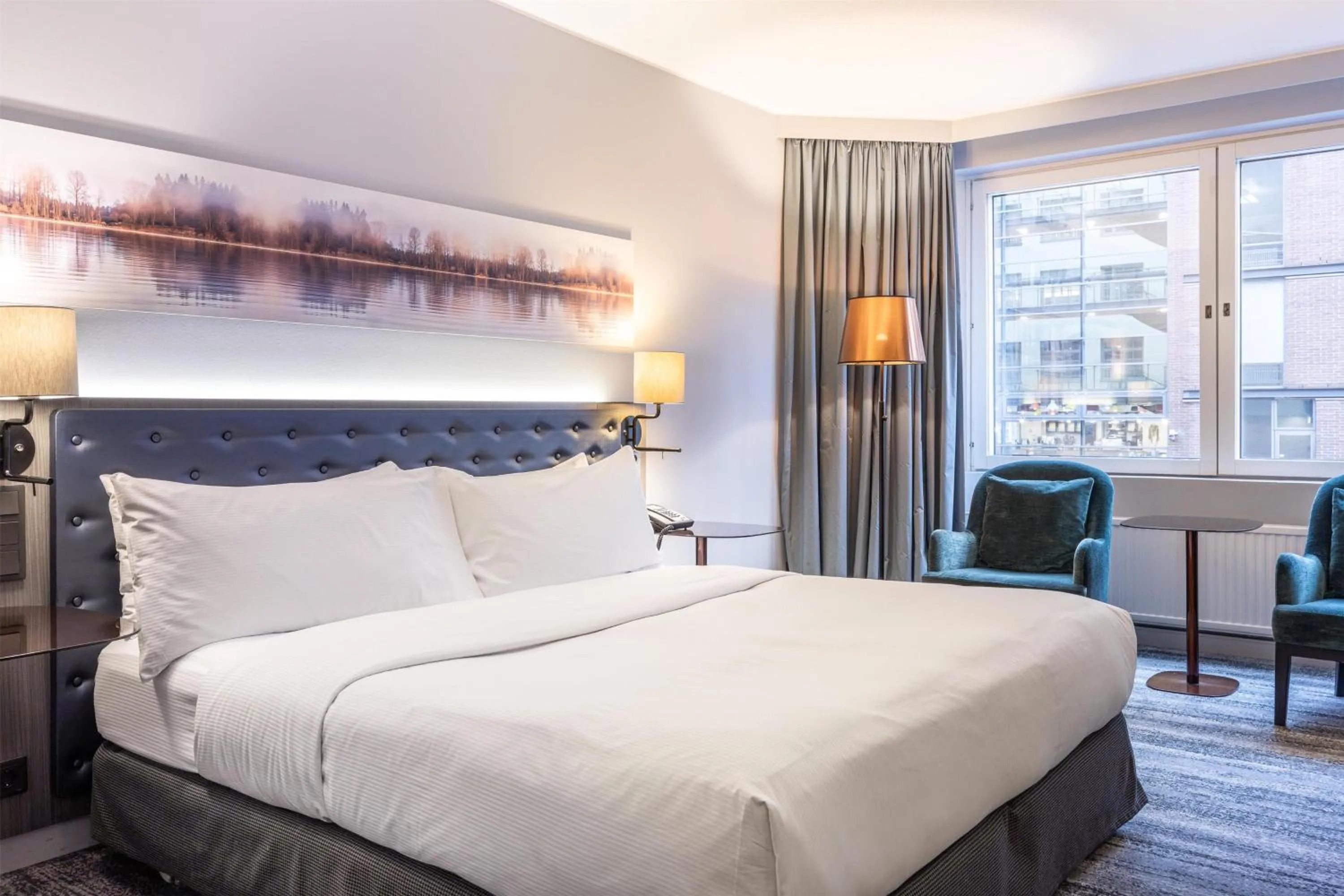 Bed in Hilton Helsinki Strand