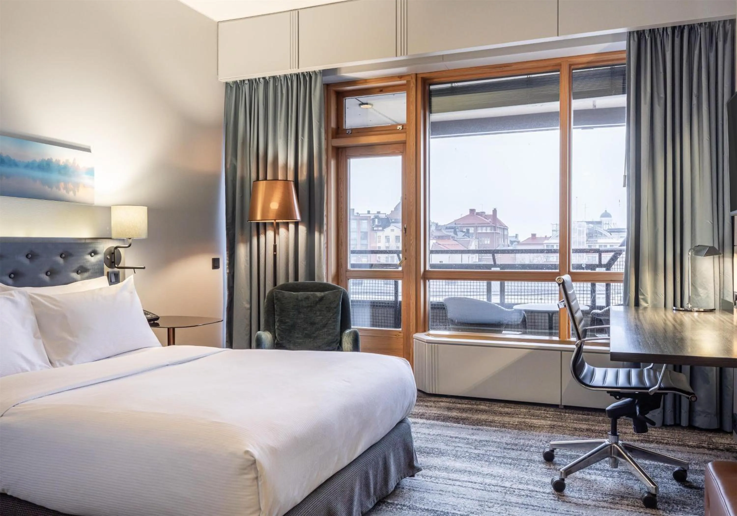 Bed in Hilton Helsinki Strand