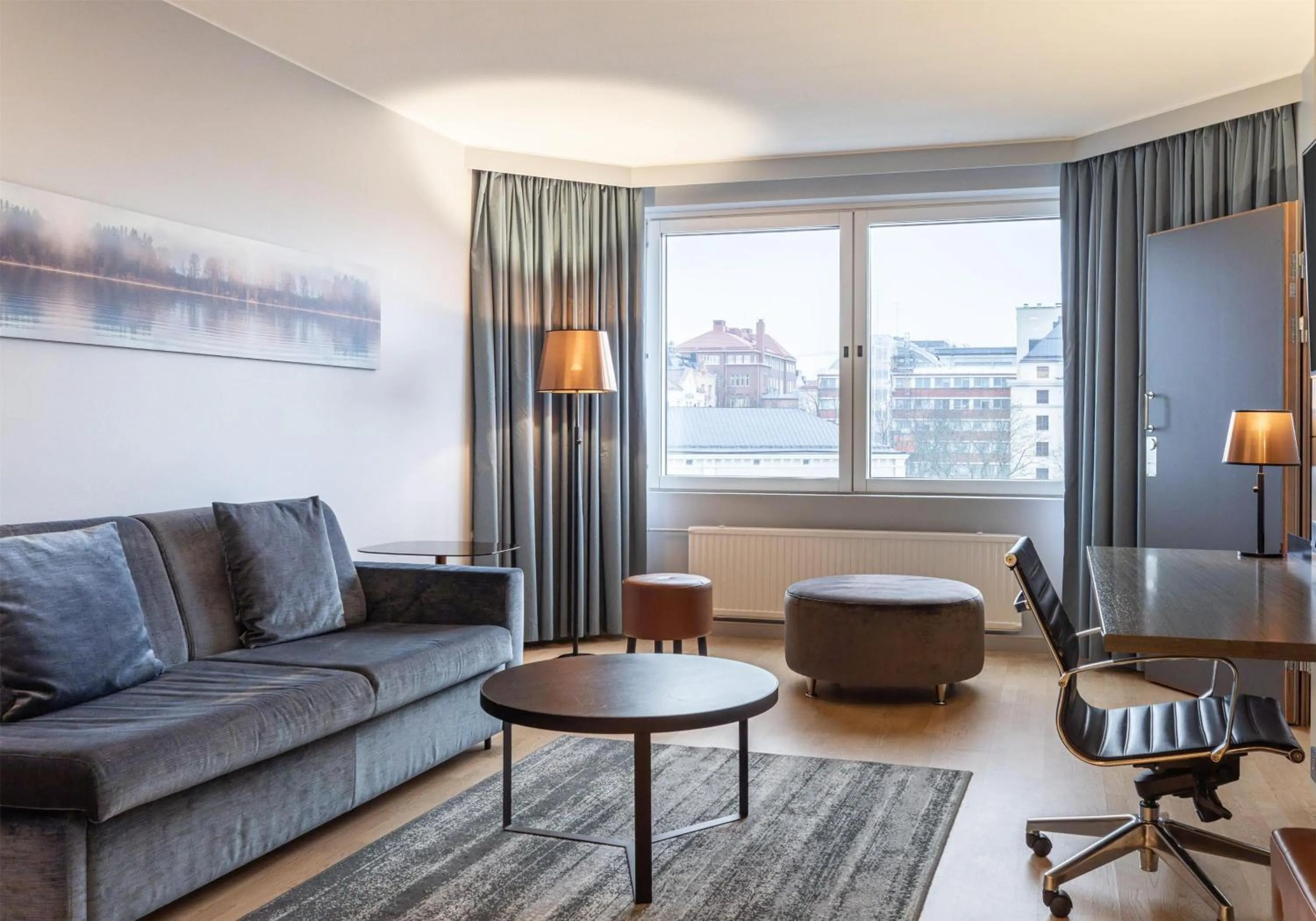 Living room in Hilton Helsinki Strand