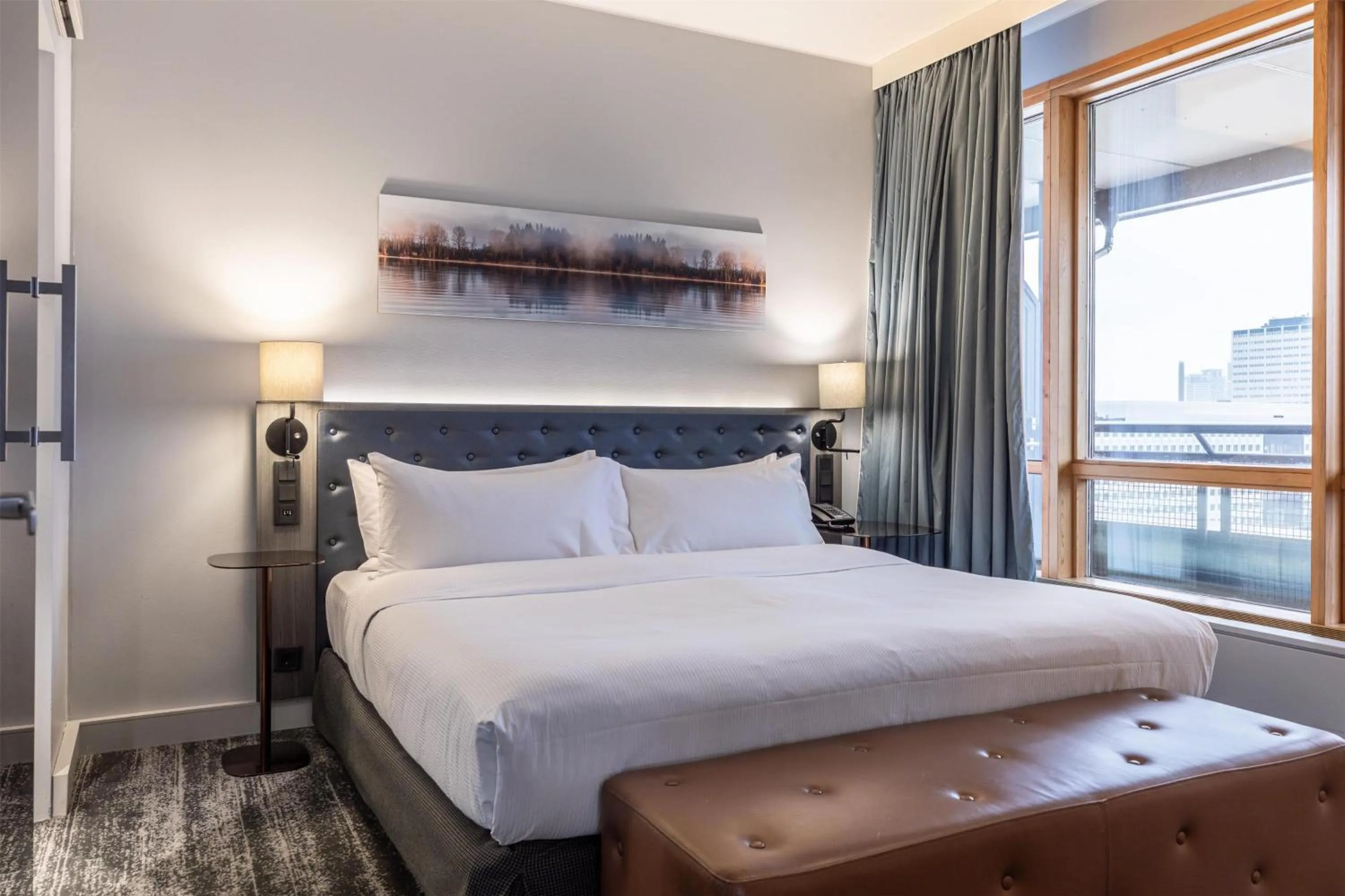 Bed in Hilton Helsinki Strand