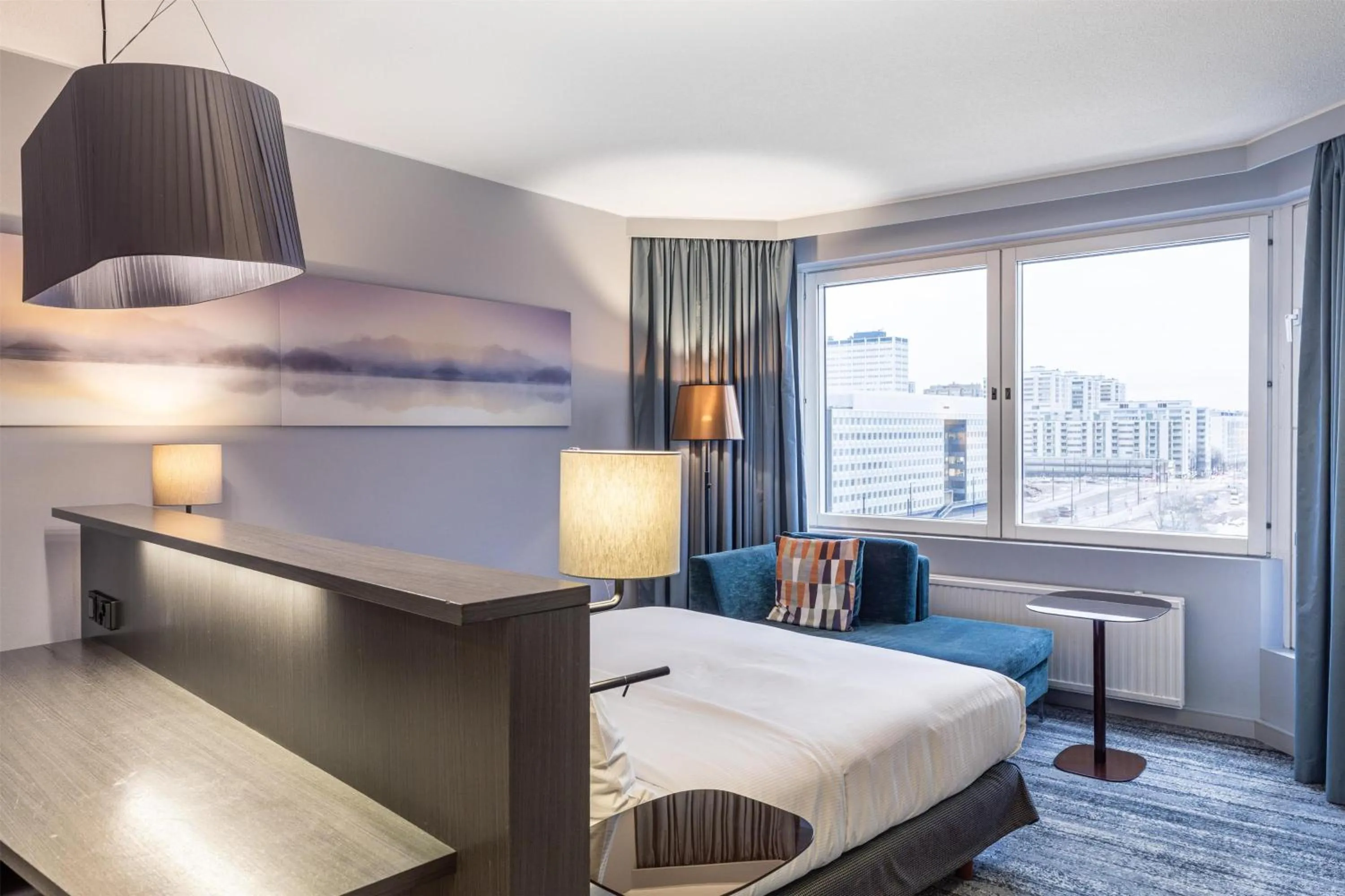 Bed in Hilton Helsinki Strand