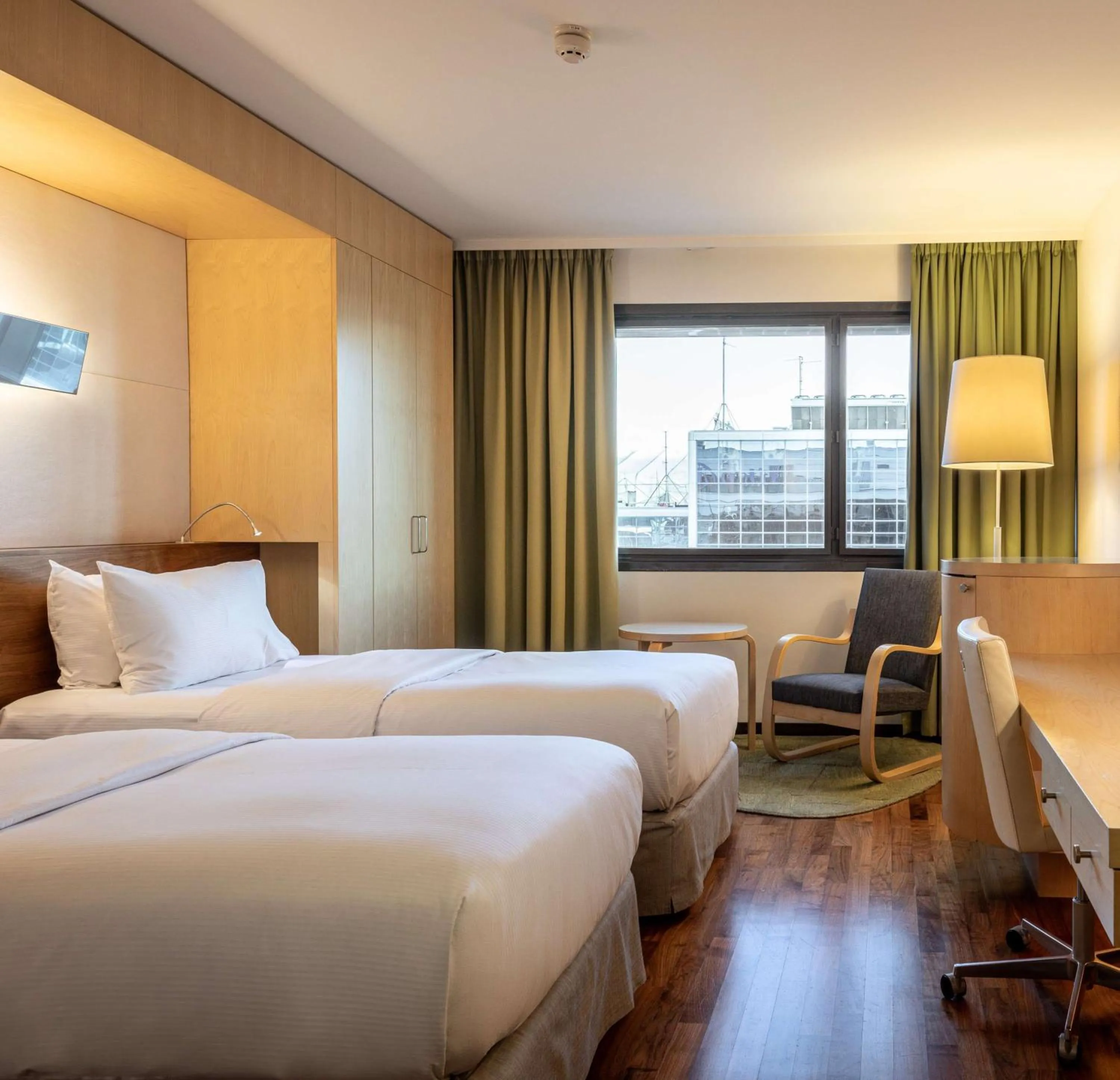 Bed in Hilton Helsinki Airport