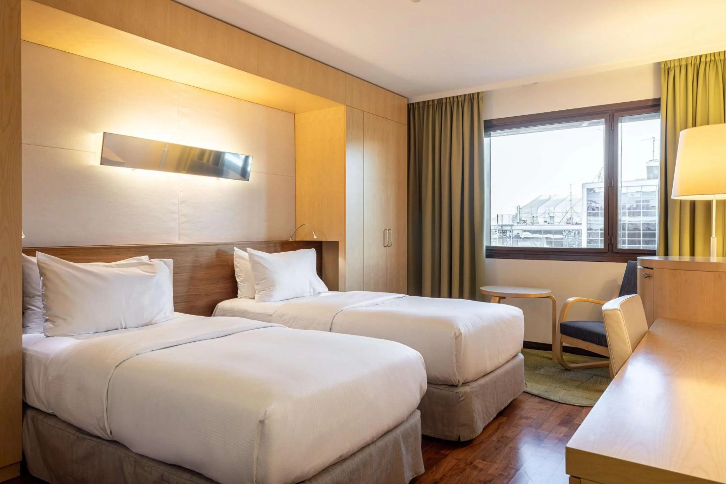 Bed in Hilton Helsinki Airport