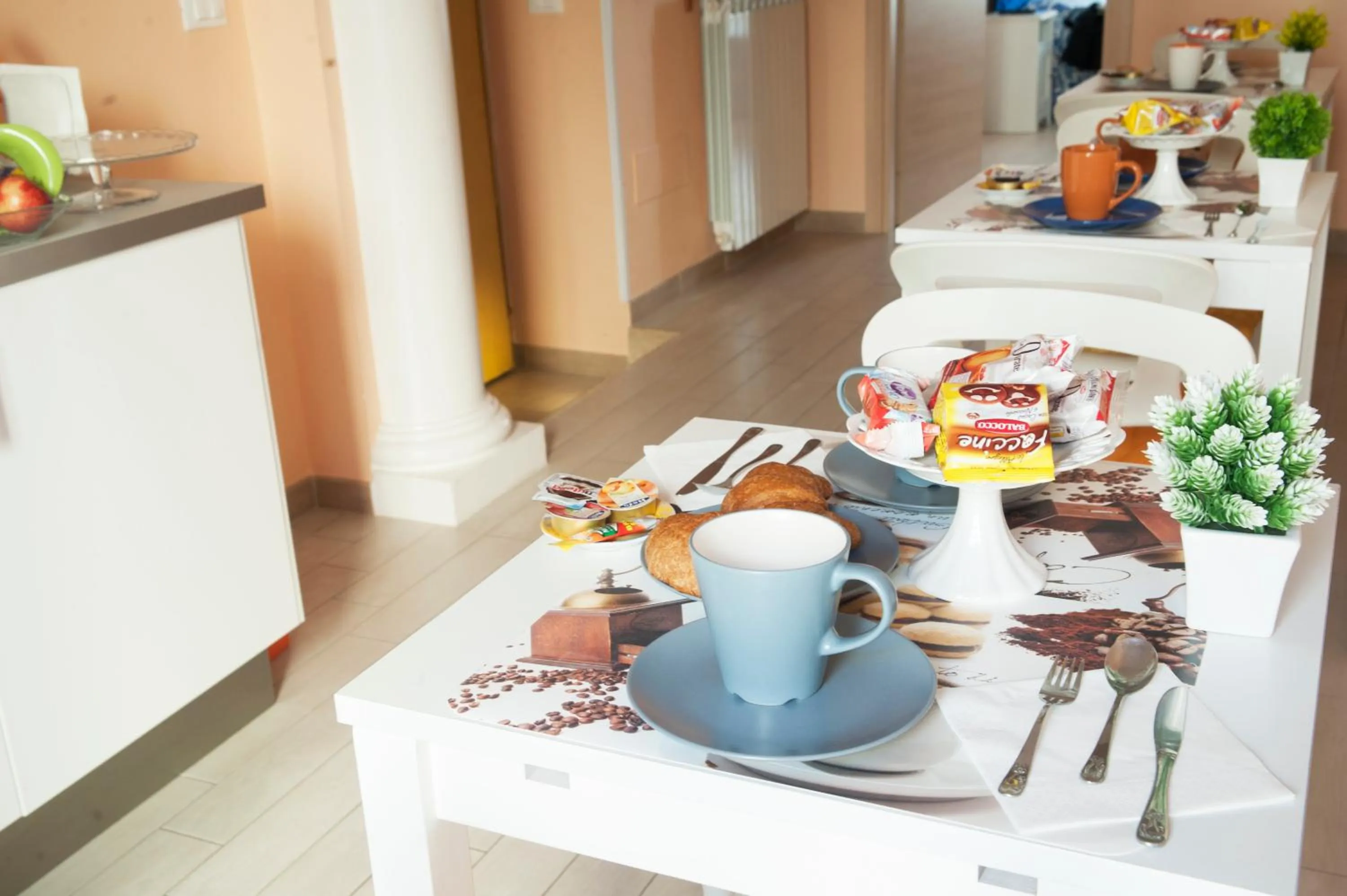 Italian breakfast in Merulana Suite