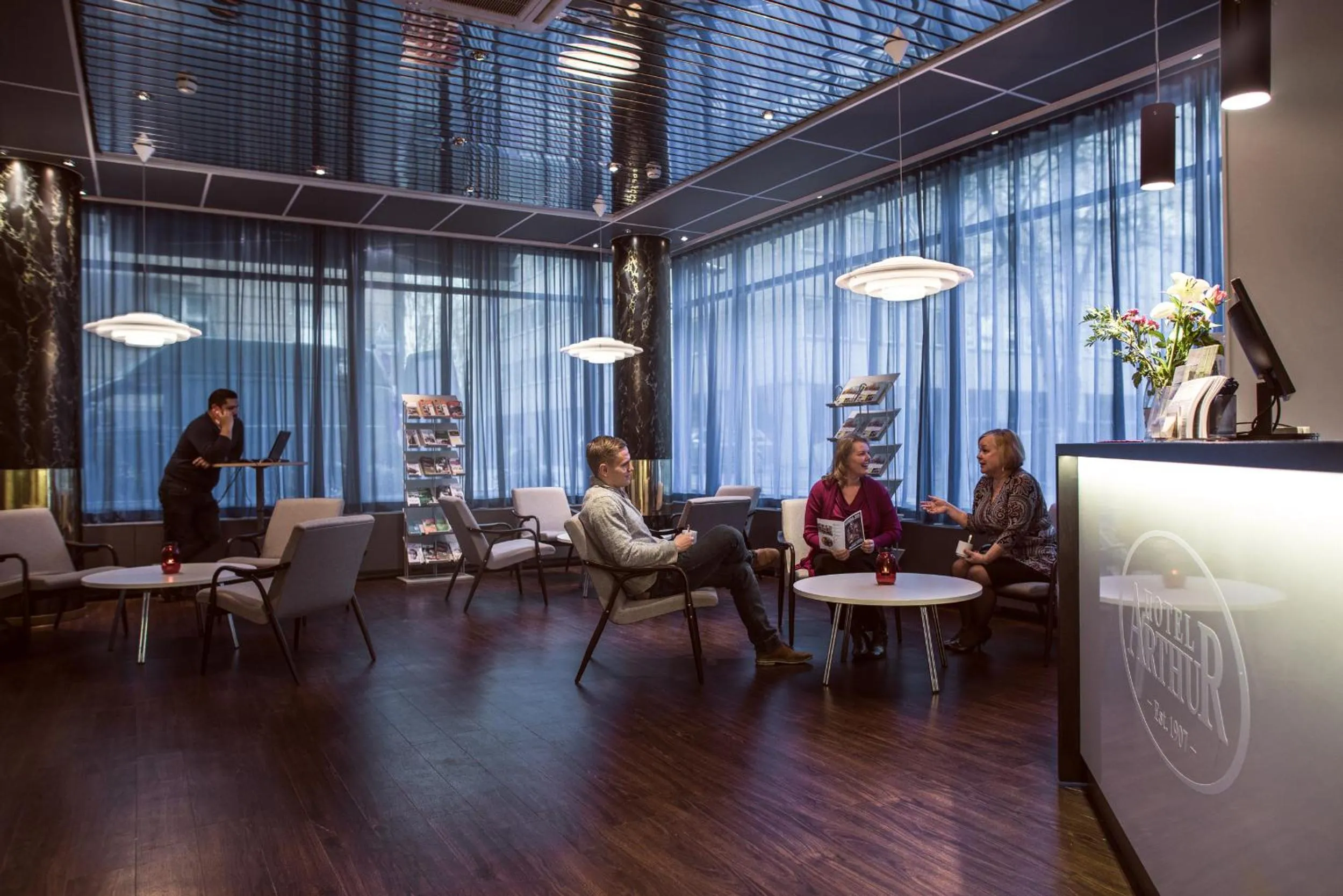 Lobby or reception in Hotel Arthur