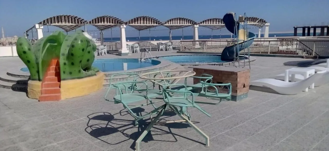 Patio in Eiffel Hotel Hurghada