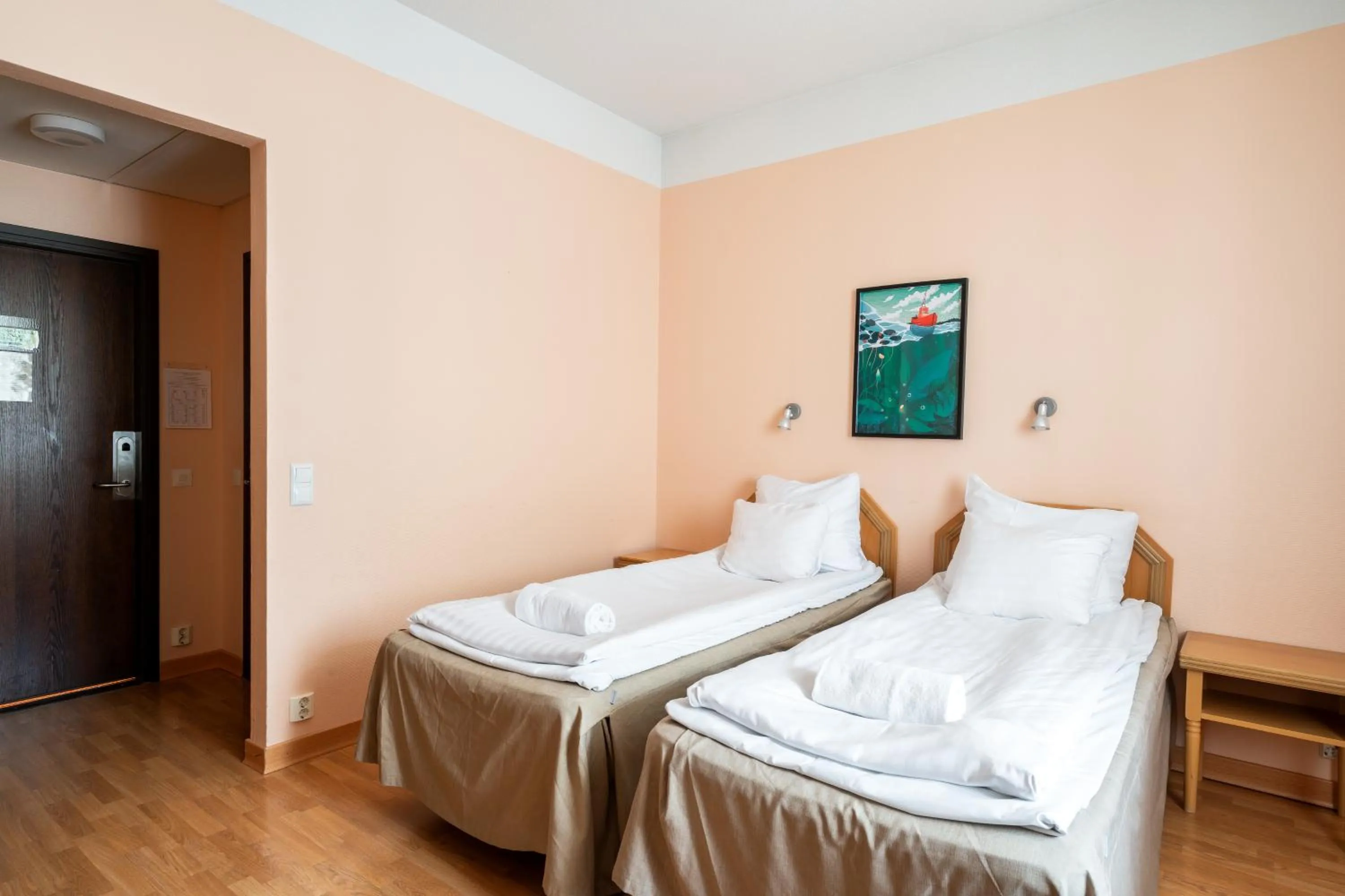 Bedroom, Bed in Hiisi Hotel Turku Seaport