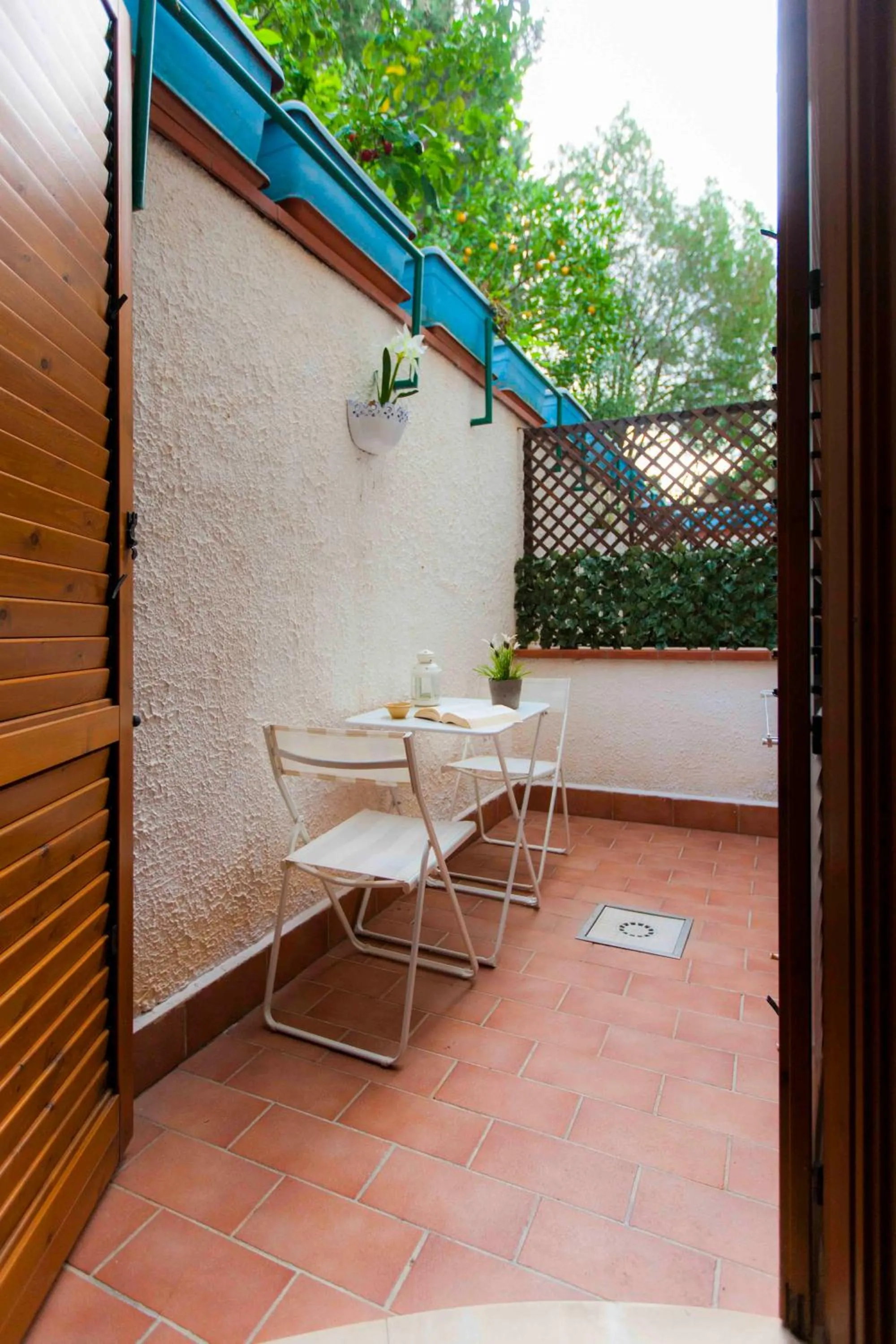 Patio in Hotel Pocho