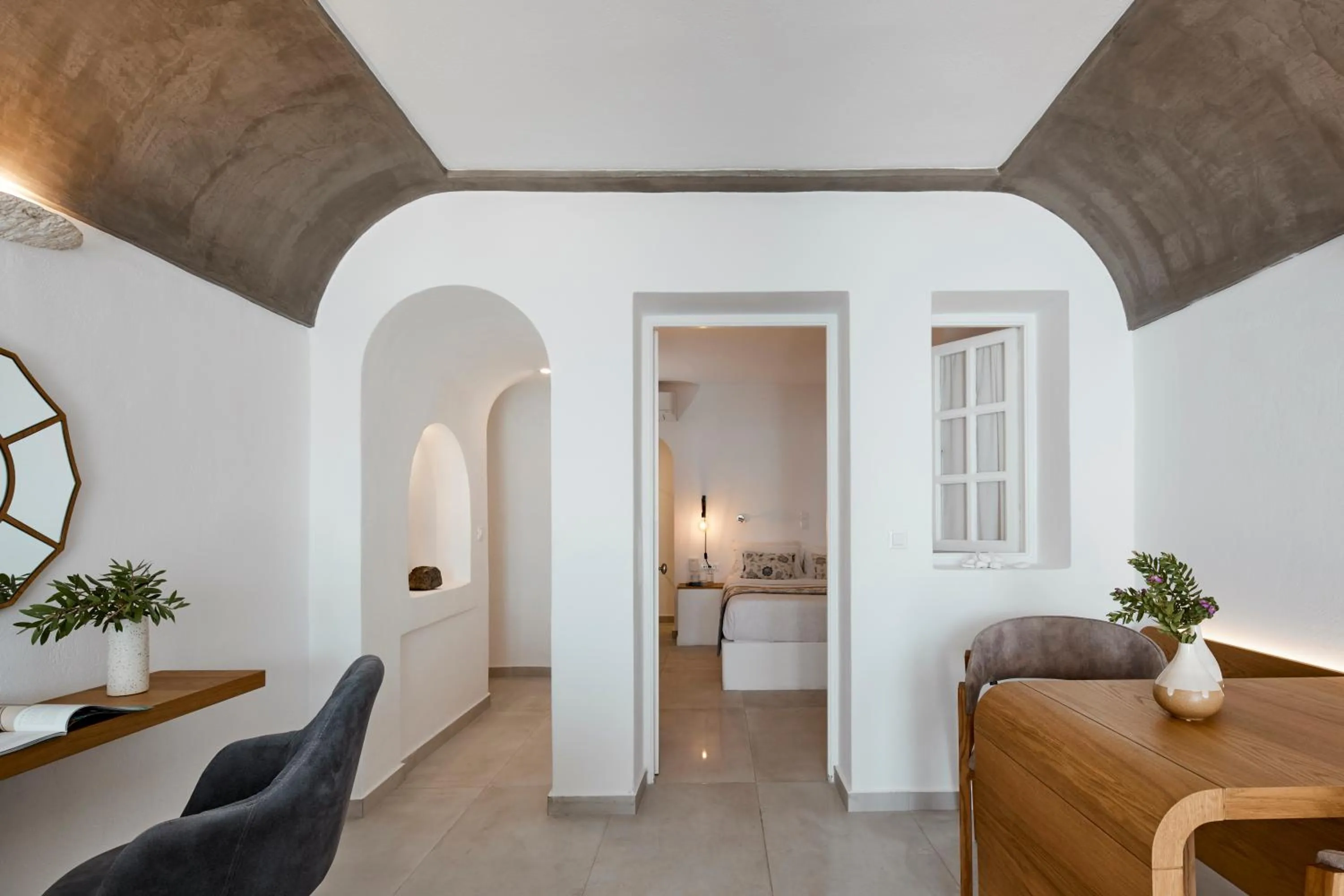 Living room in Santorini Princess Spa Hotel