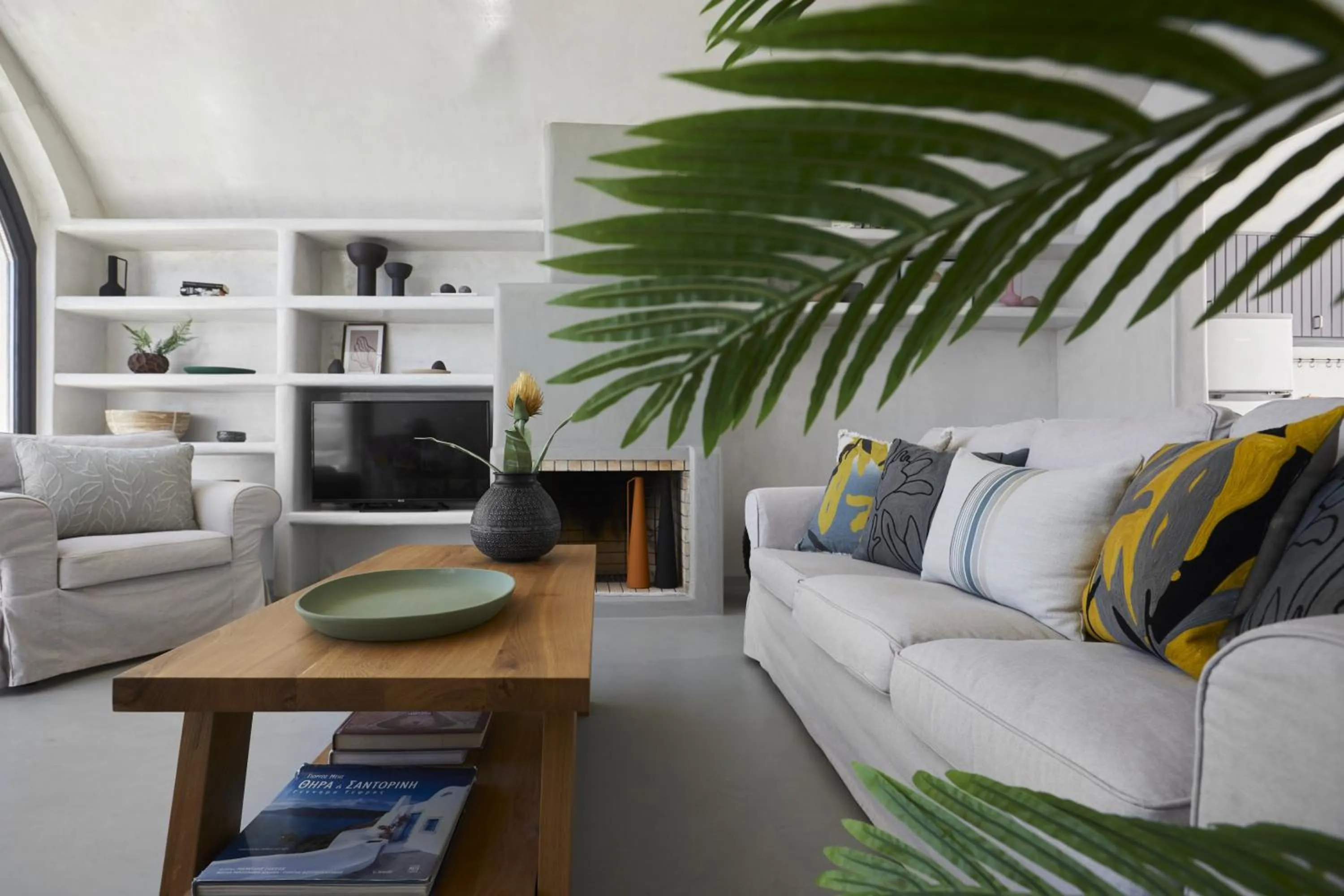 Living room in Santorini Princess Spa Hotel