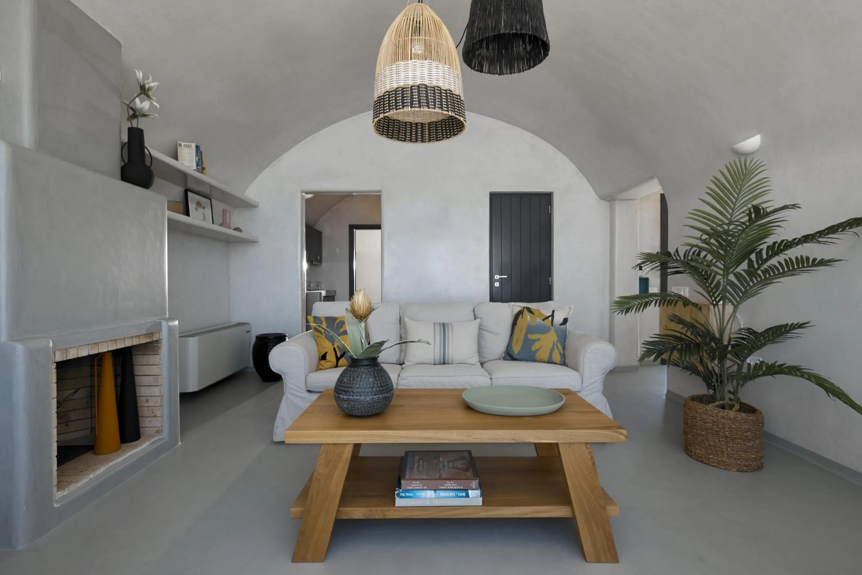 Living room in Santorini Princess Spa Hotel