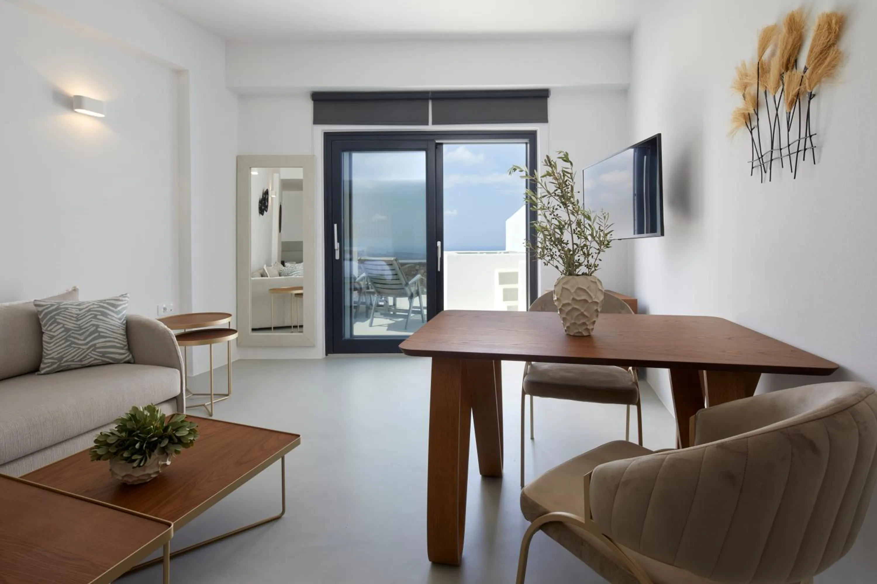 Living room in Santorini Princess Spa Hotel