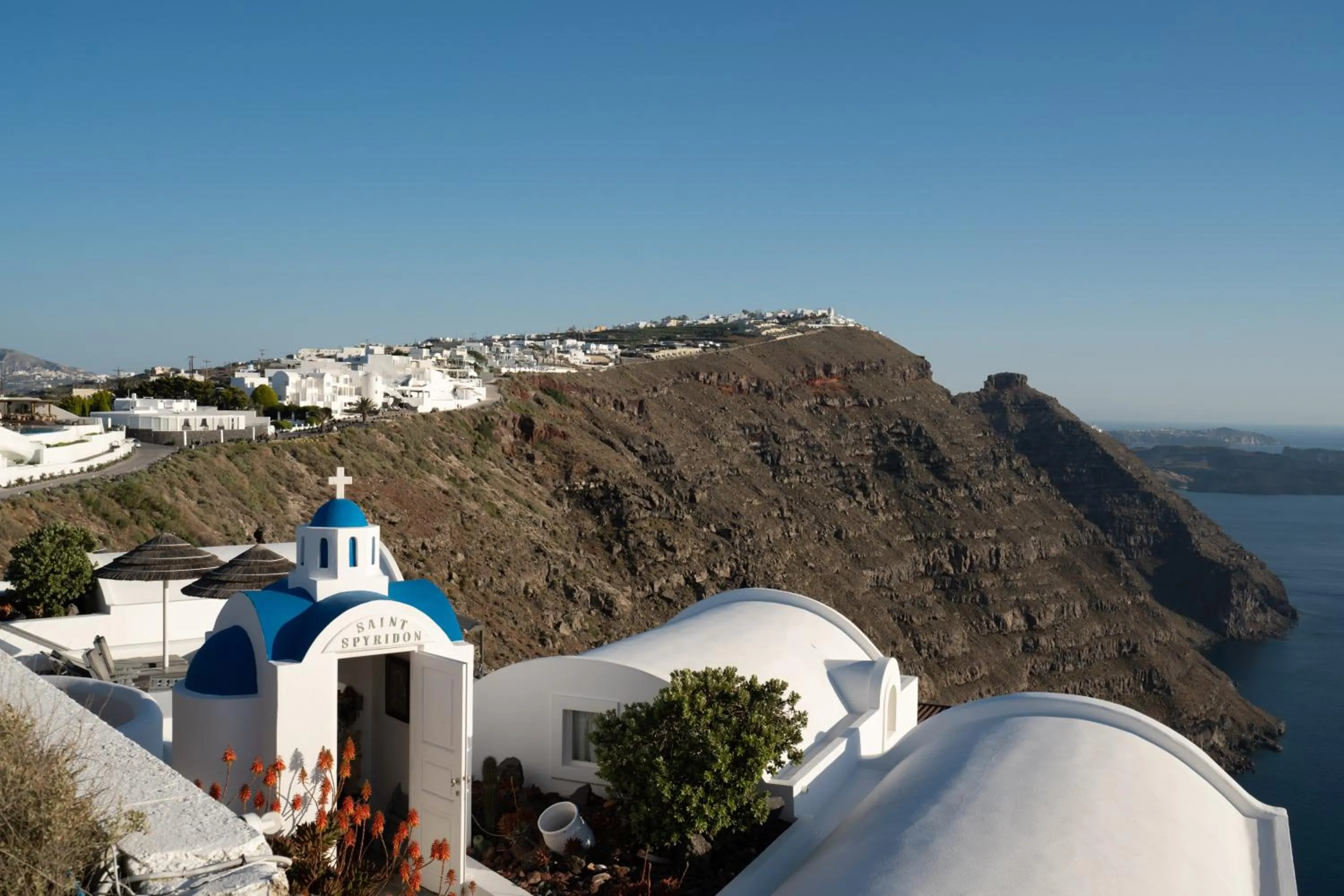 Natural landscape in Santorini Princess Spa Hotel