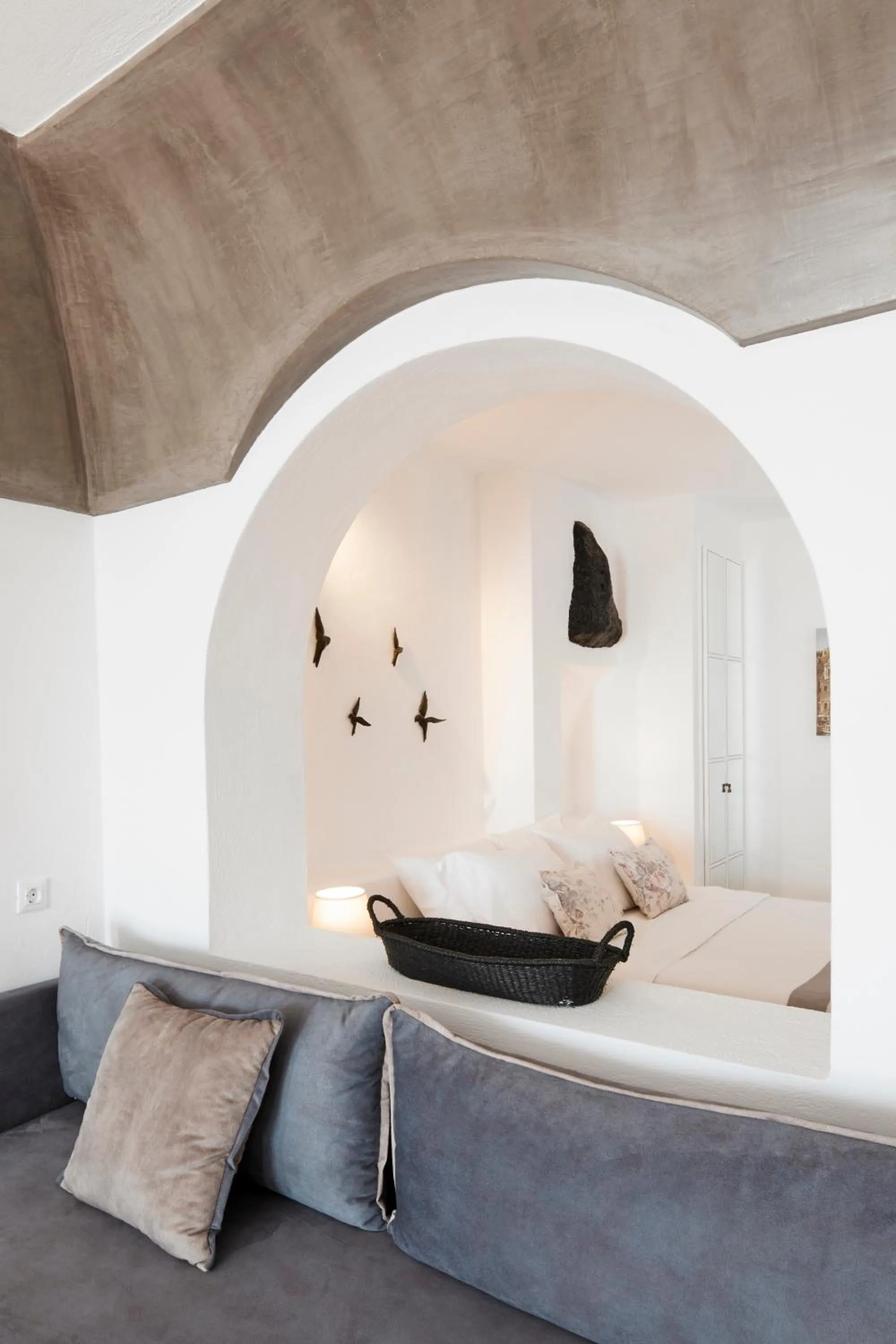 Decorative detail, Bed in Santorini Princess Spa Hotel