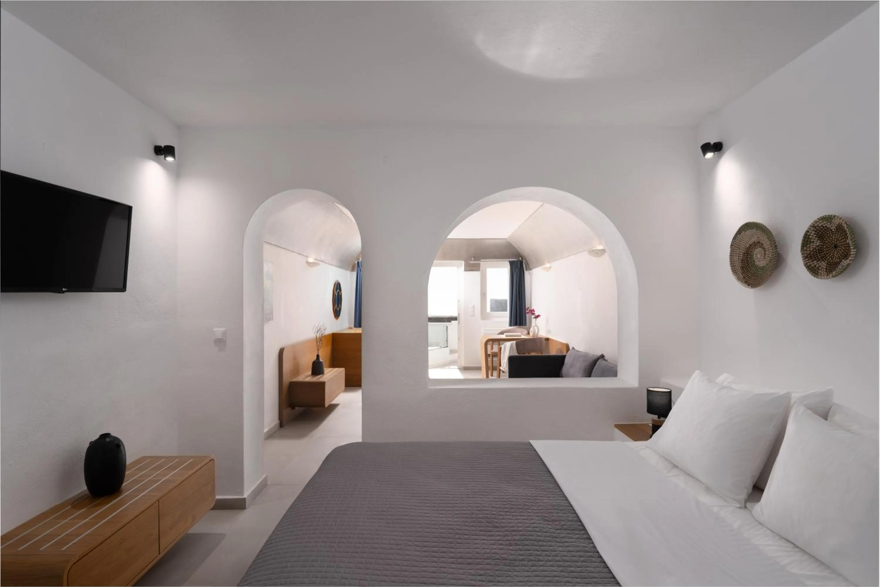 Photo of the whole room, Bed in Santorini Princess Spa Hotel