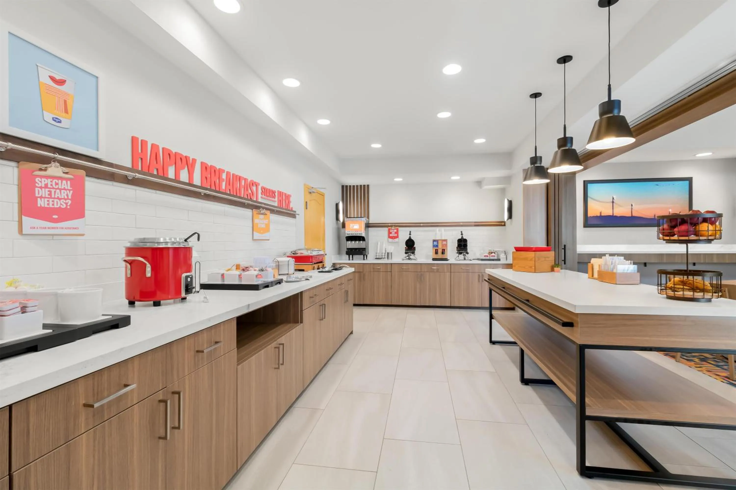 Breakfast in Hampton Inn & Suites New Castle, PA