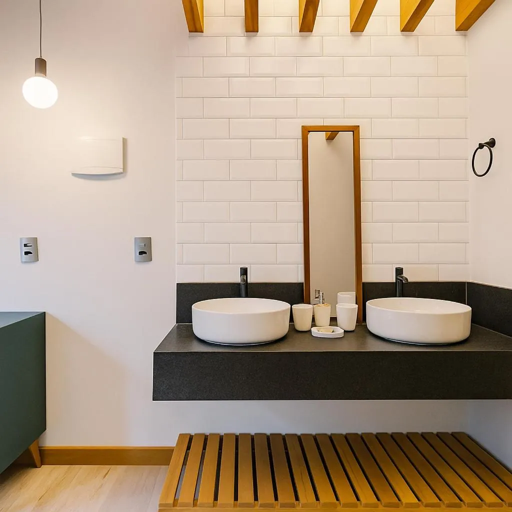 Bathroom in Pousada Flores do Cerrado