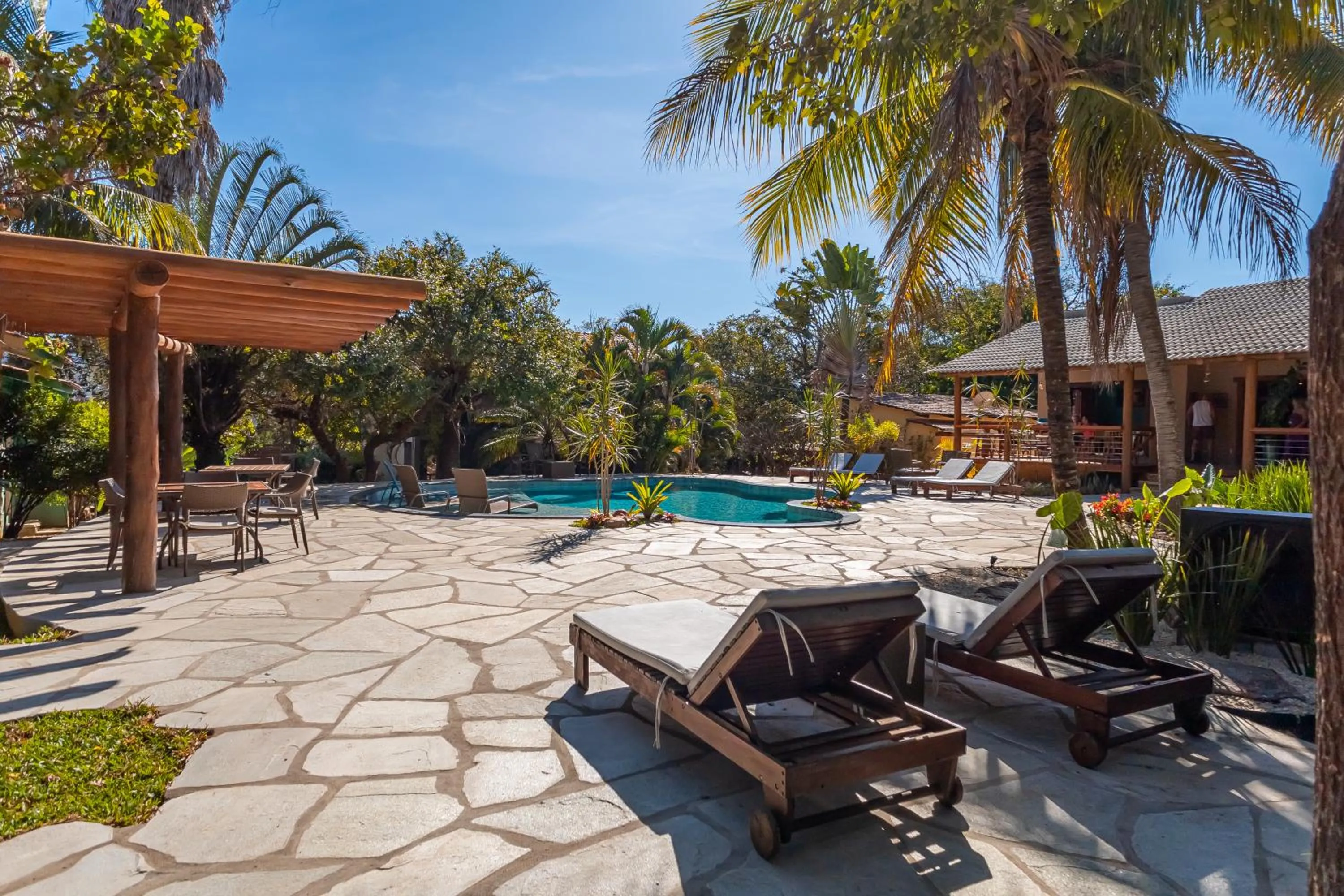 Swimming pool in Pousada Flores do Cerrado