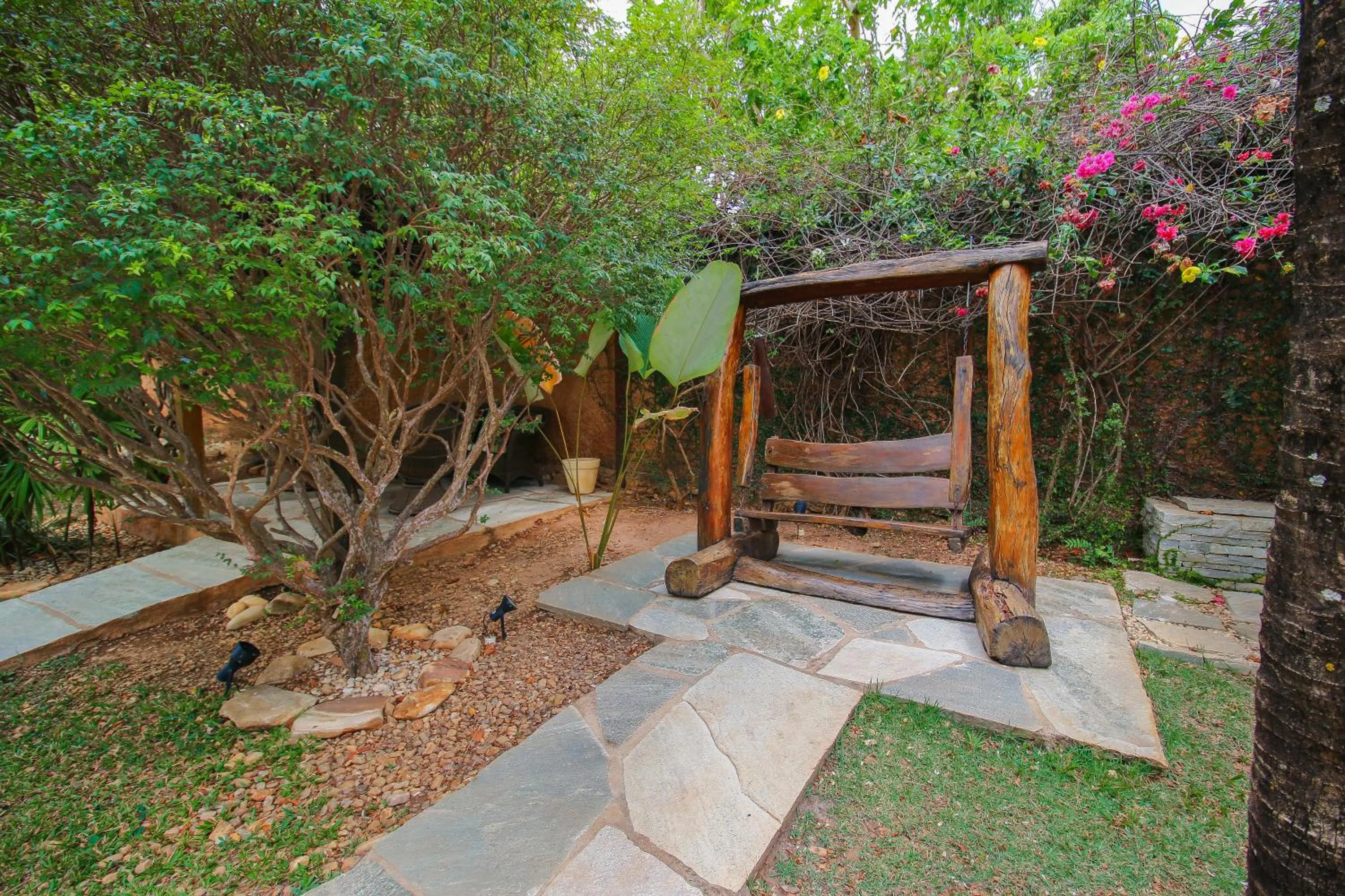 Seating area in Pousada Flores do Cerrado