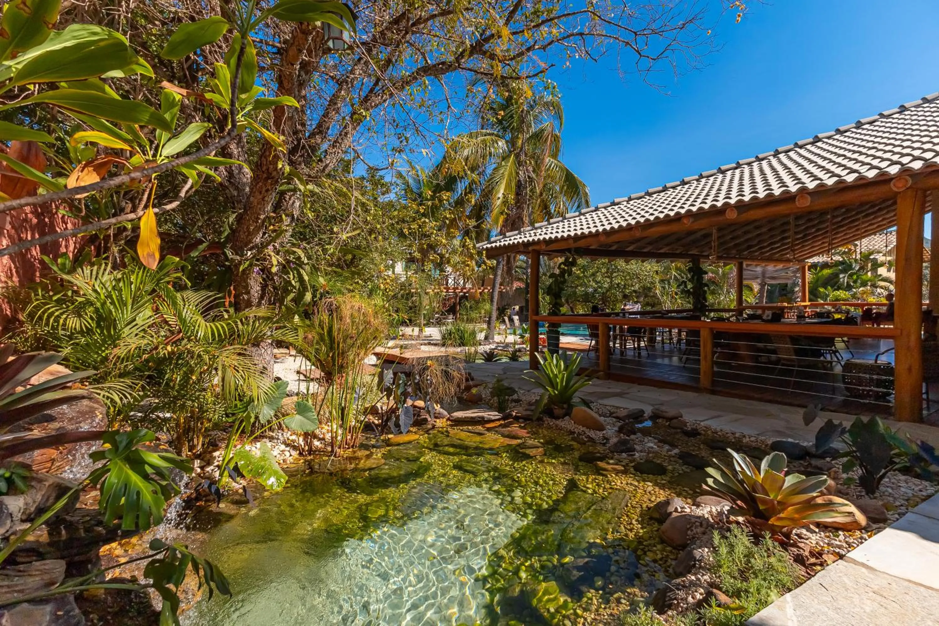 Lobby or reception in Pousada Flores do Cerrado