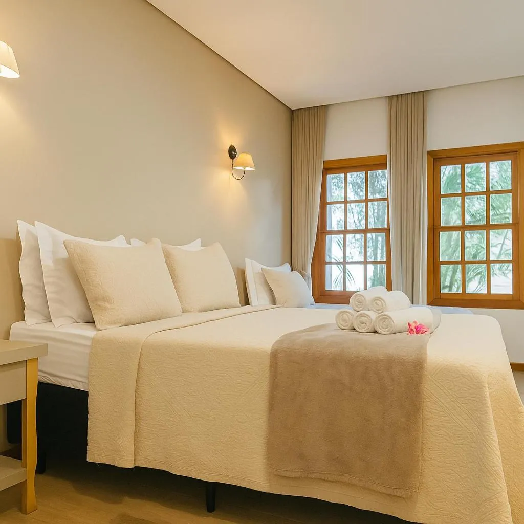 Bedroom, Bed in Pousada Flores do Cerrado