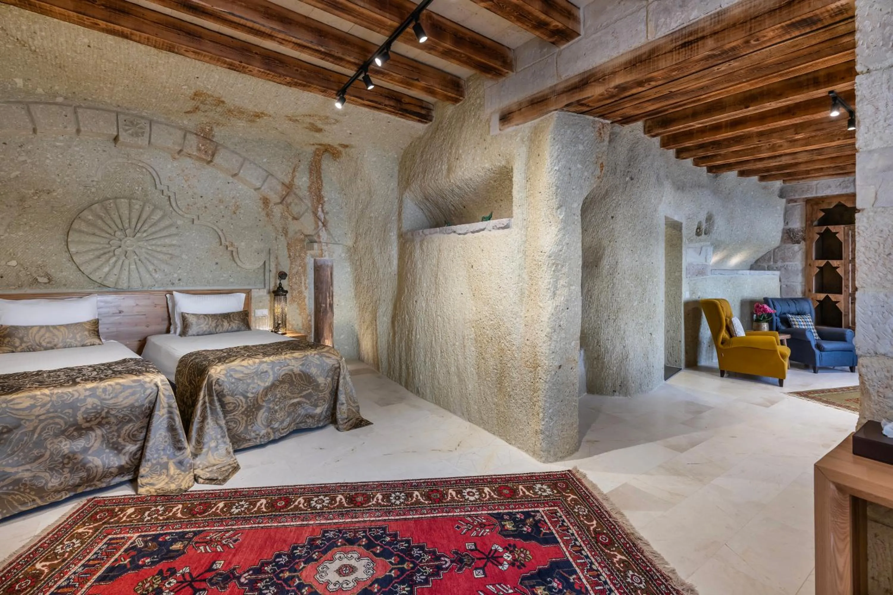 Bed in Cappadocia Estates Hotel
