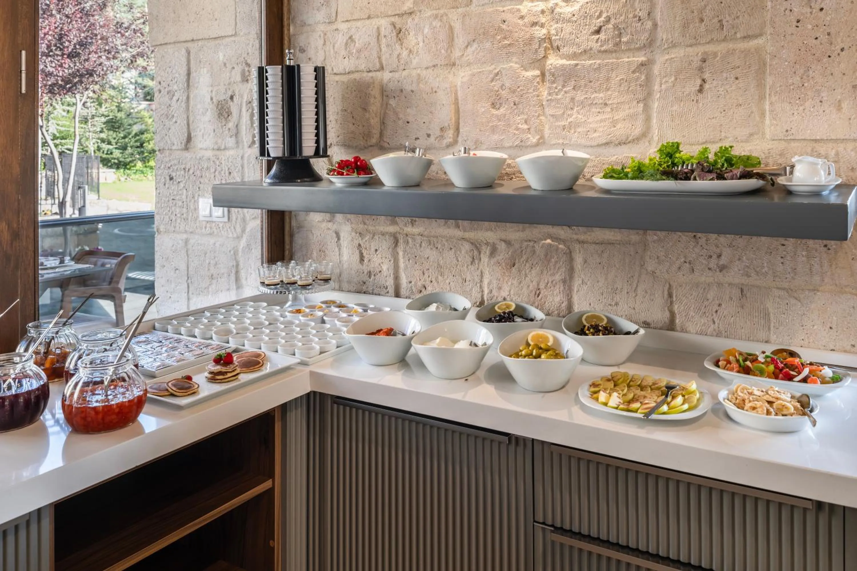 Buffet breakfast in Cappadocia Estates Hotel