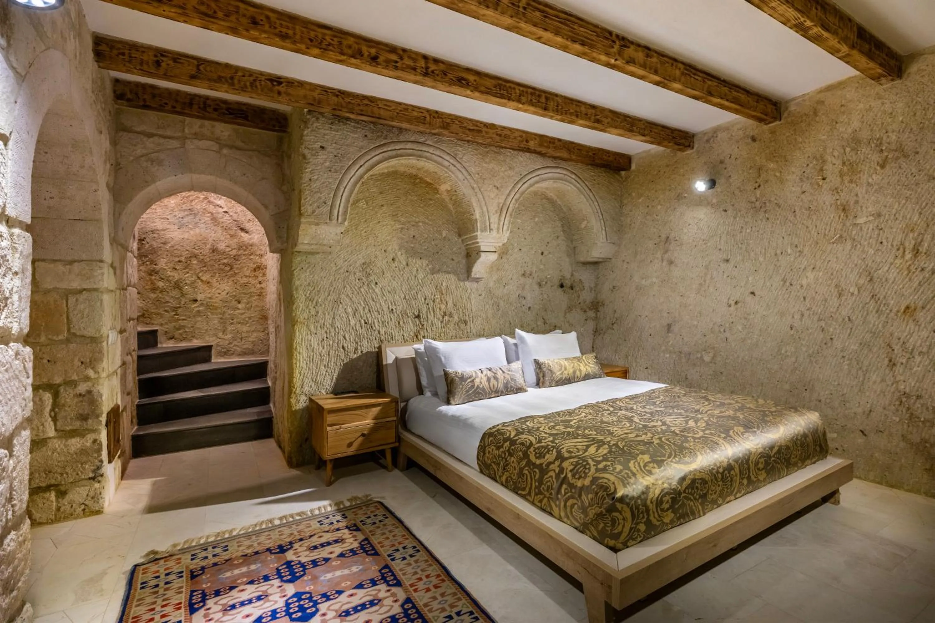 Bed in Cappadocia Estates Hotel