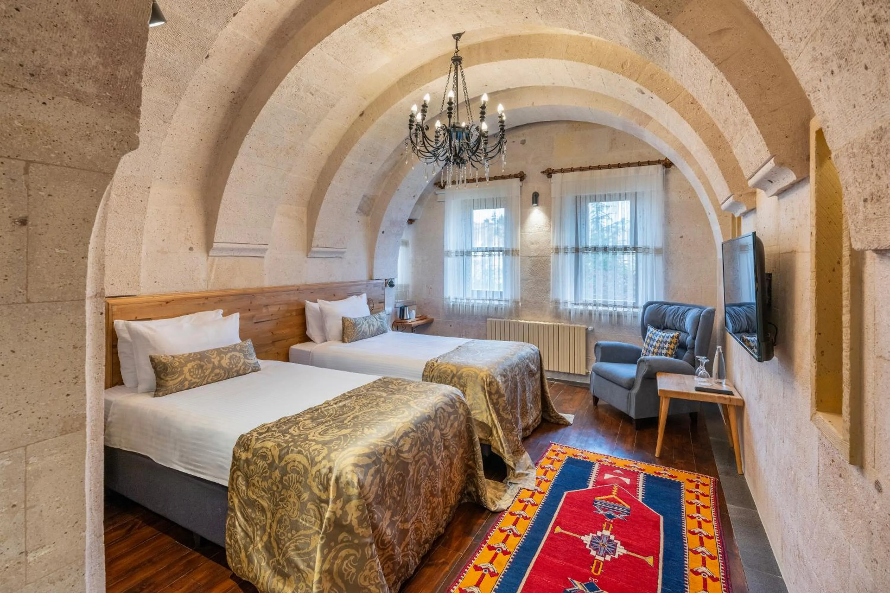 Bed in Cappadocia Estates Hotel