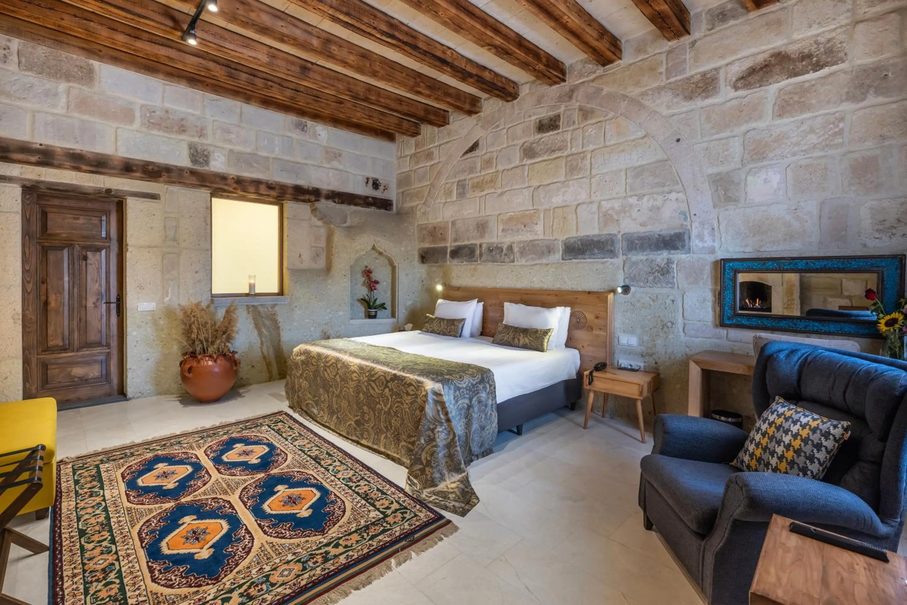 Bed in Cappadocia Estates Hotel
