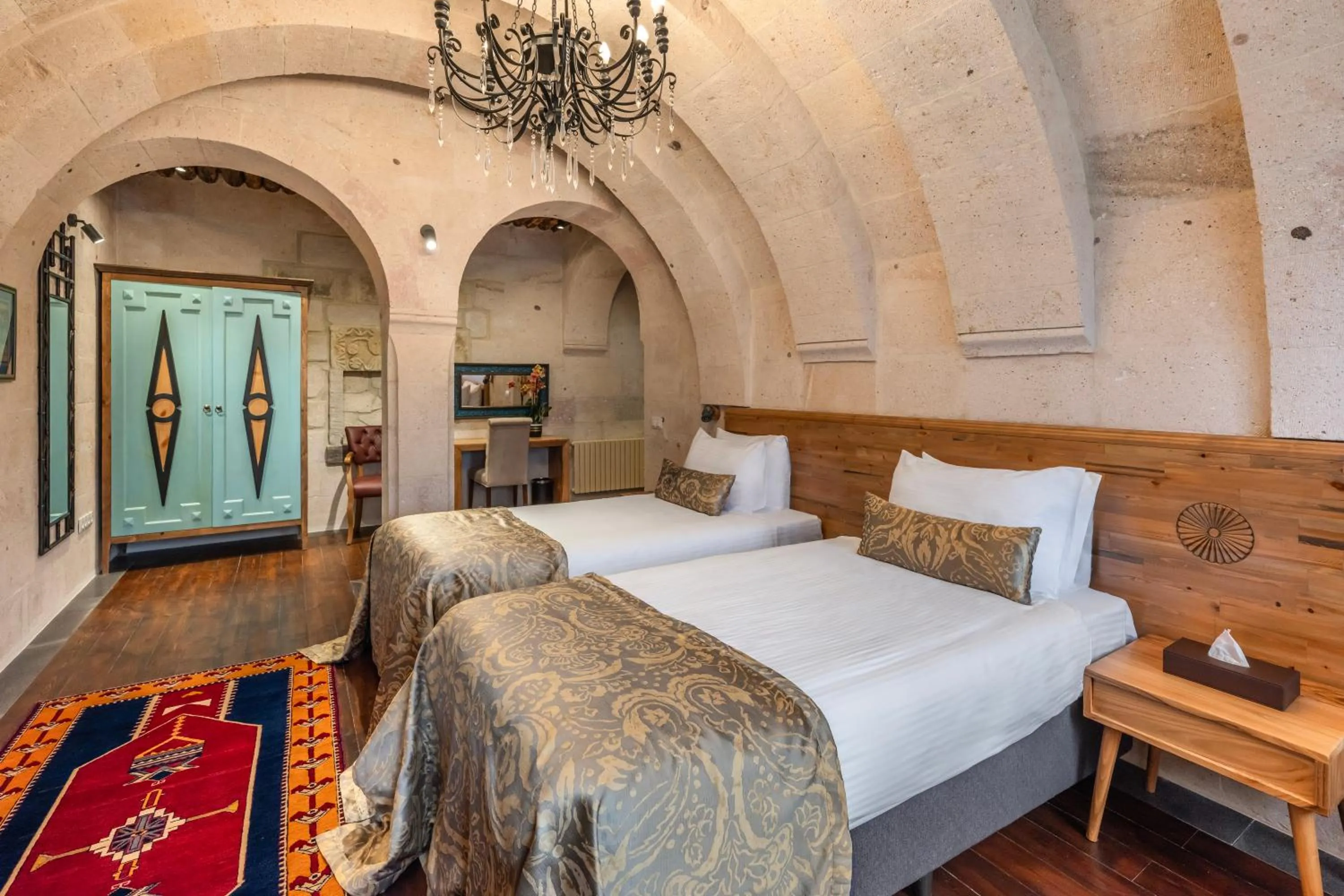 Bed in Cappadocia Estates Hotel