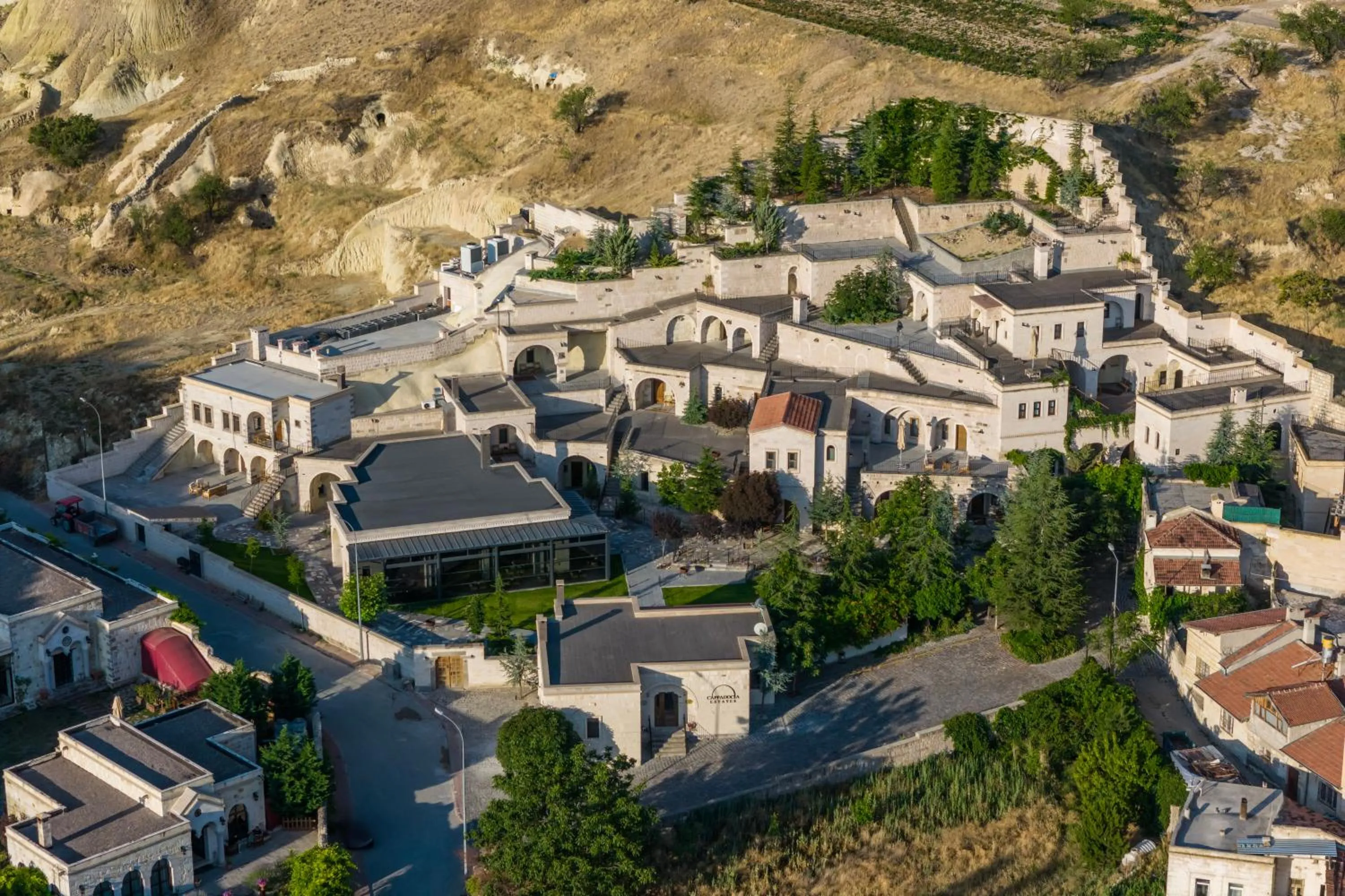 Bird's eye view in Cappadocia Estates Hotel