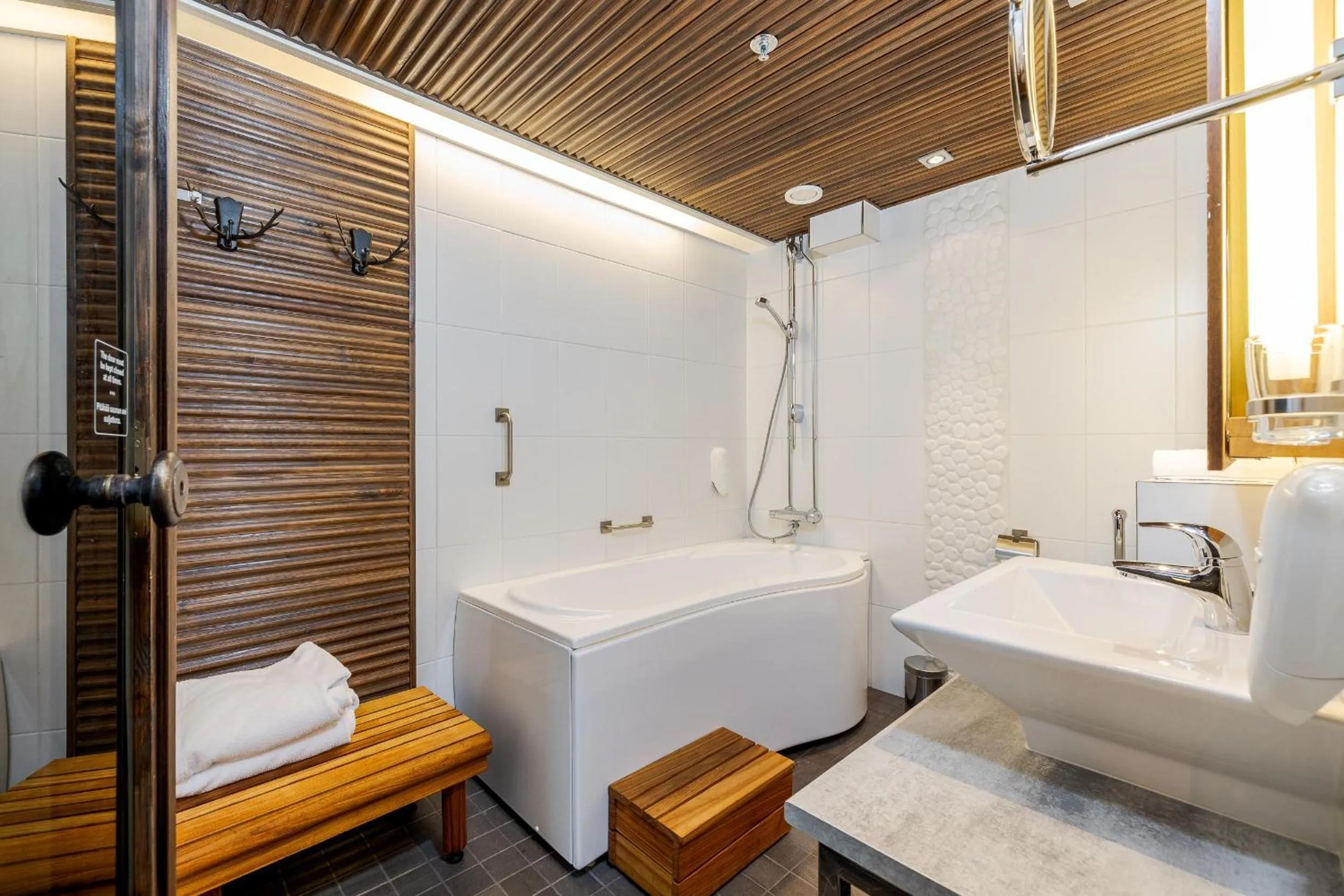 Bathroom in Santa's Hotel Santa Claus