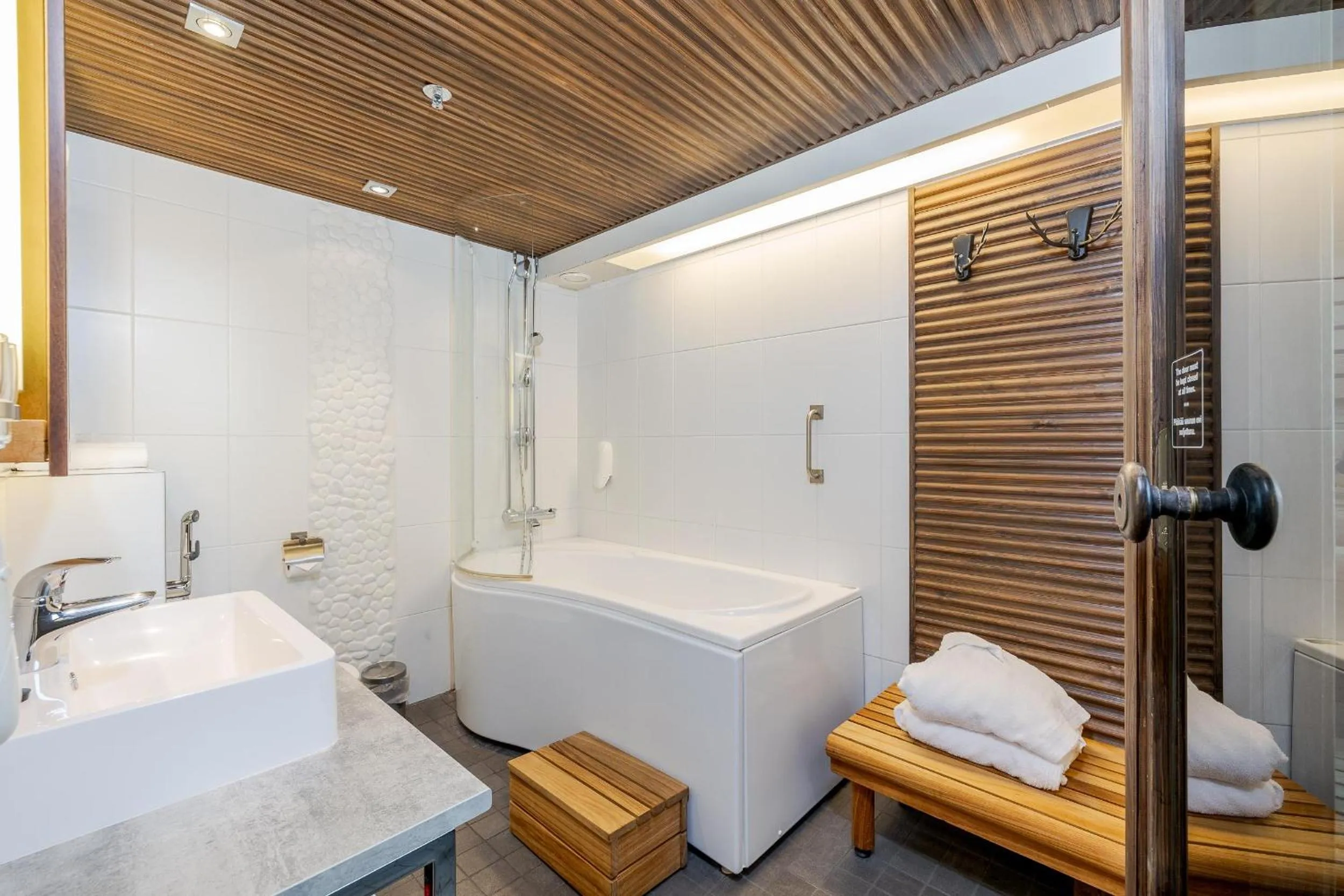 Bathroom in Santa's Hotel Santa Claus