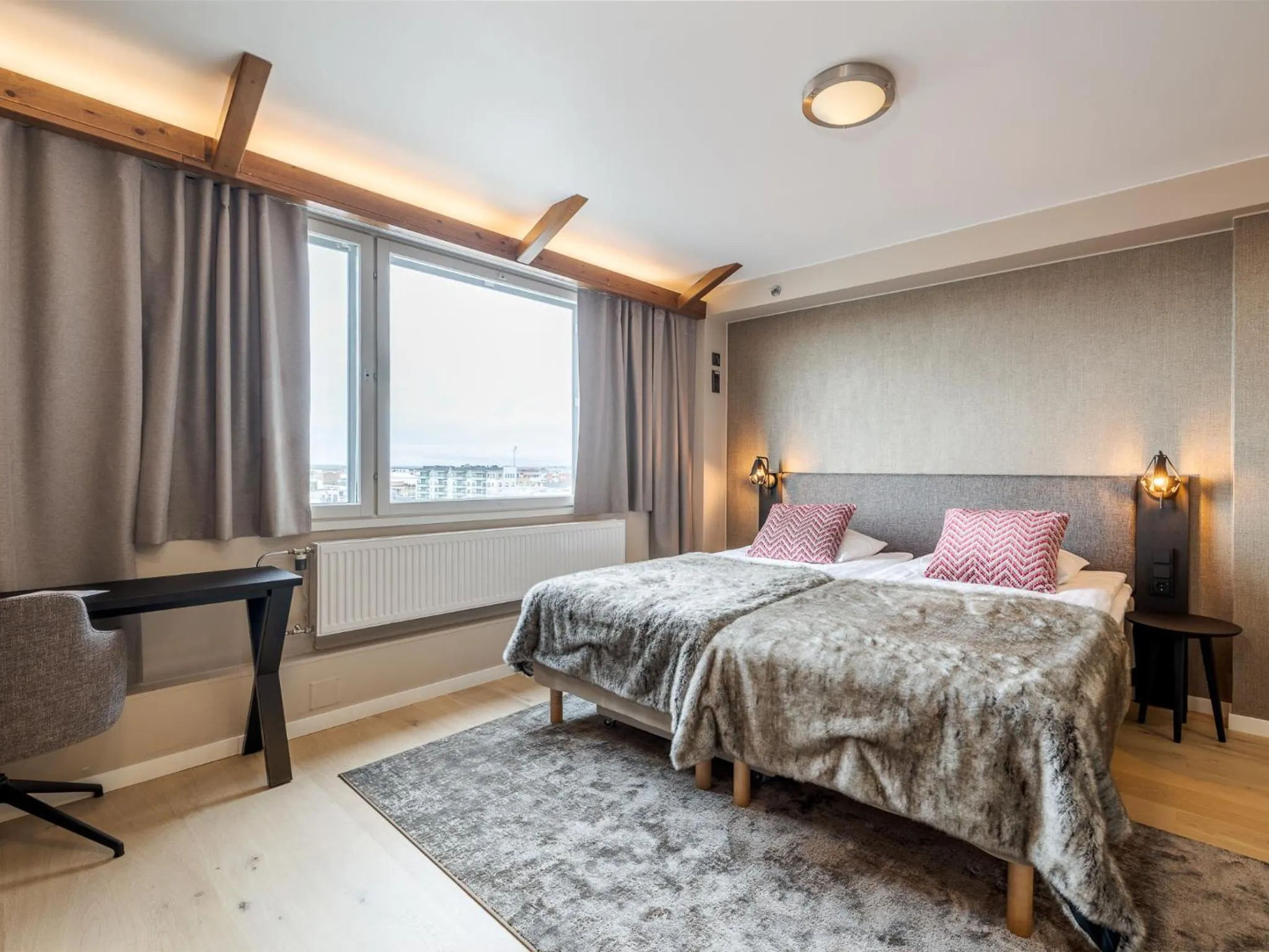 Bed in Santa's Hotel Santa Claus