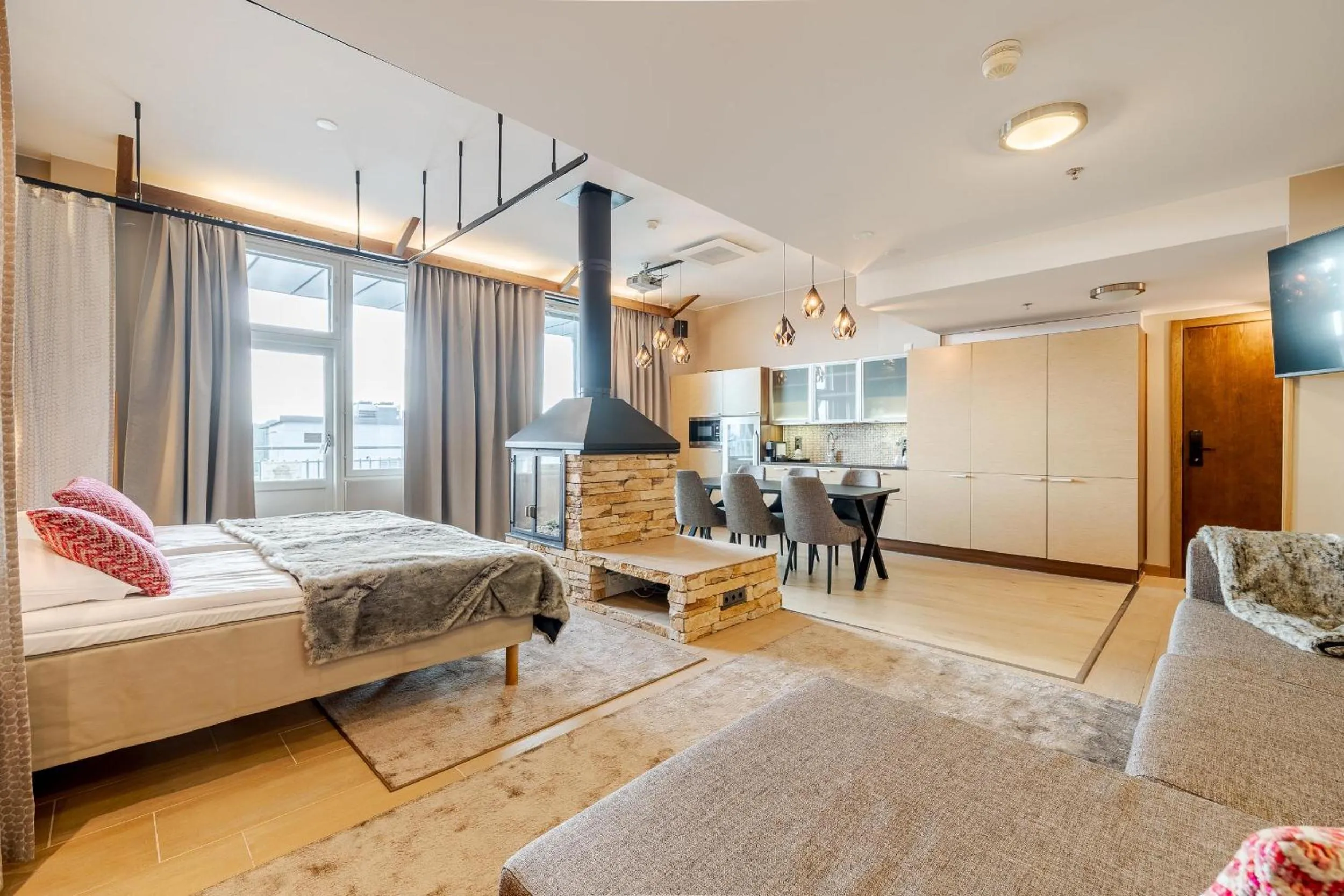 Photo of the whole room, Bed in Santa's Hotel Santa Claus