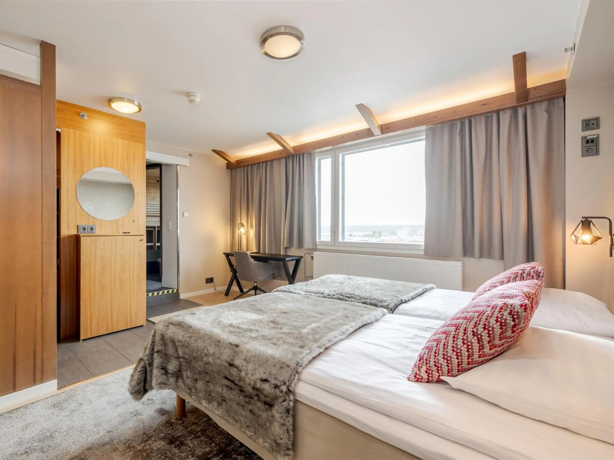 Bed in Santa's Hotel Santa Claus