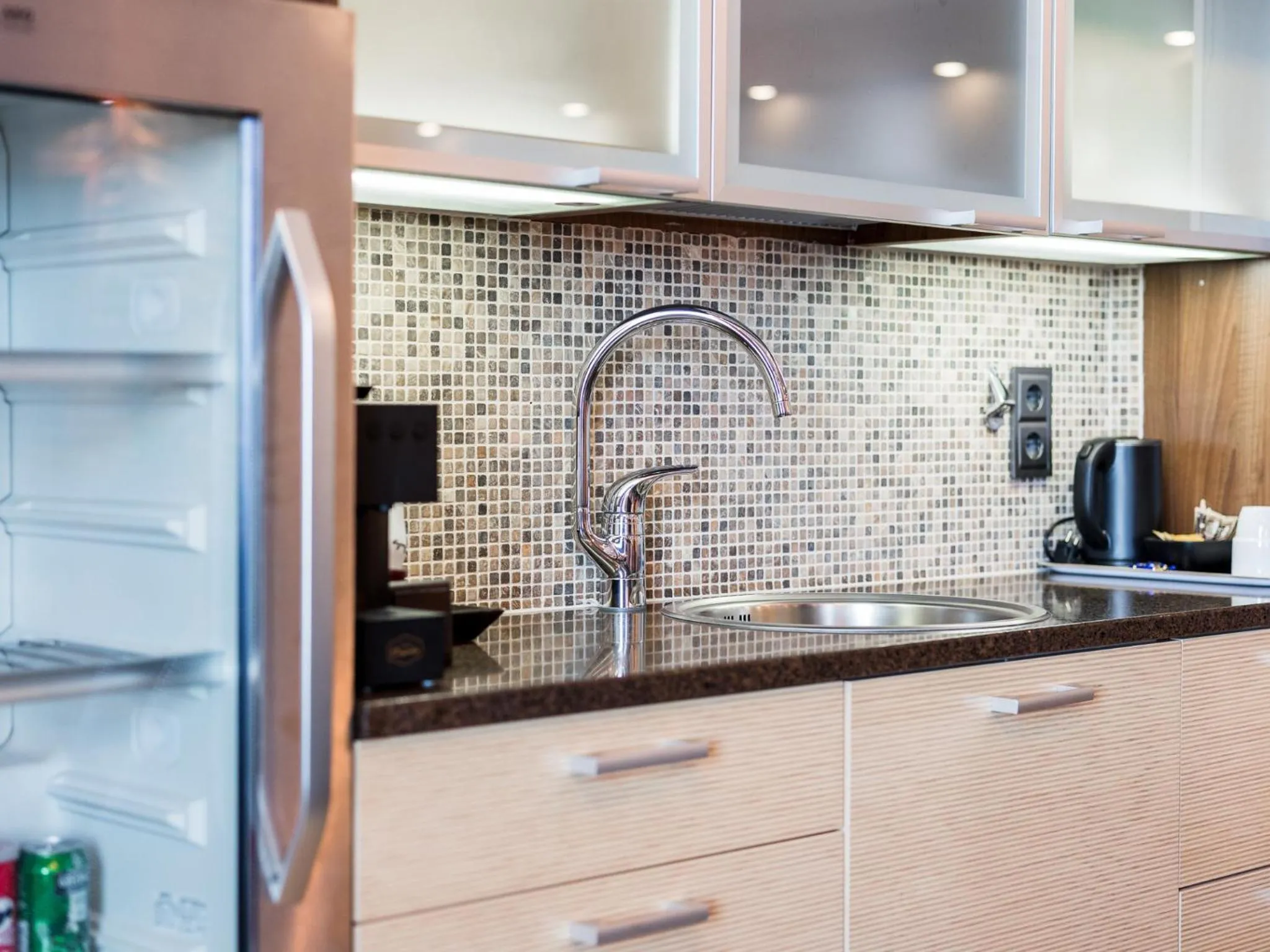 Kitchen or kitchenette in Santa's Hotel Santa Claus