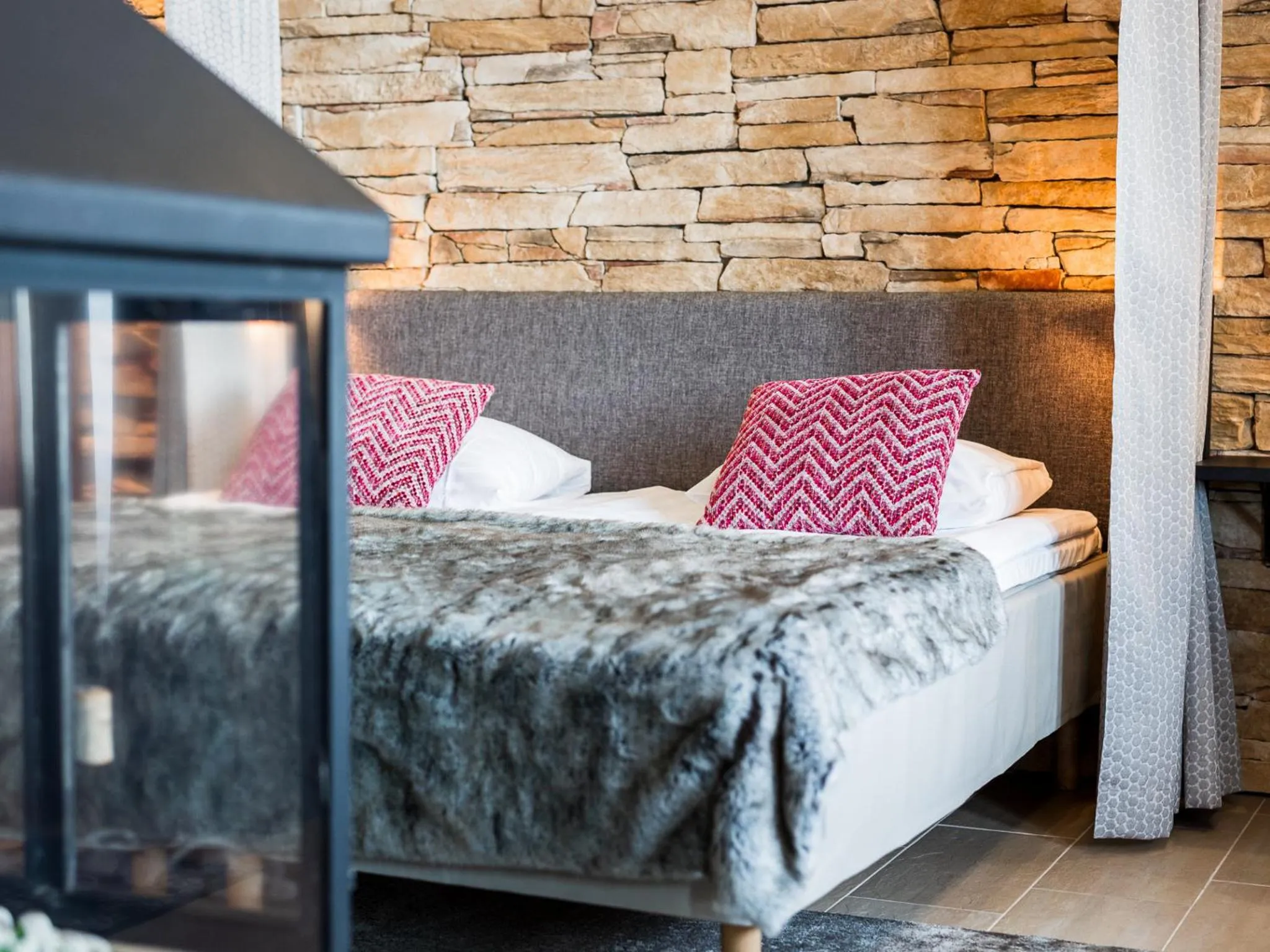 Bed in Santa's Hotel Santa Claus