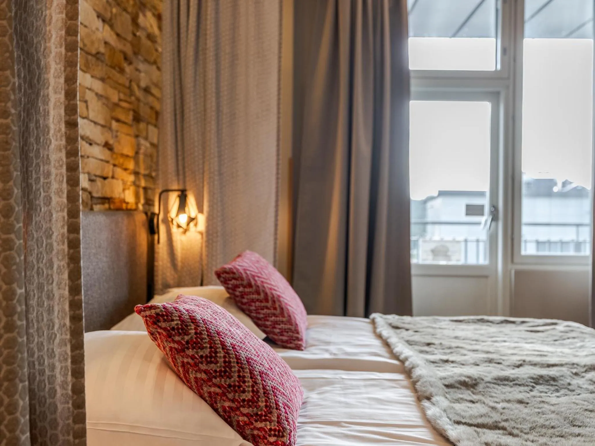 Bed in Santa's Hotel Santa Claus