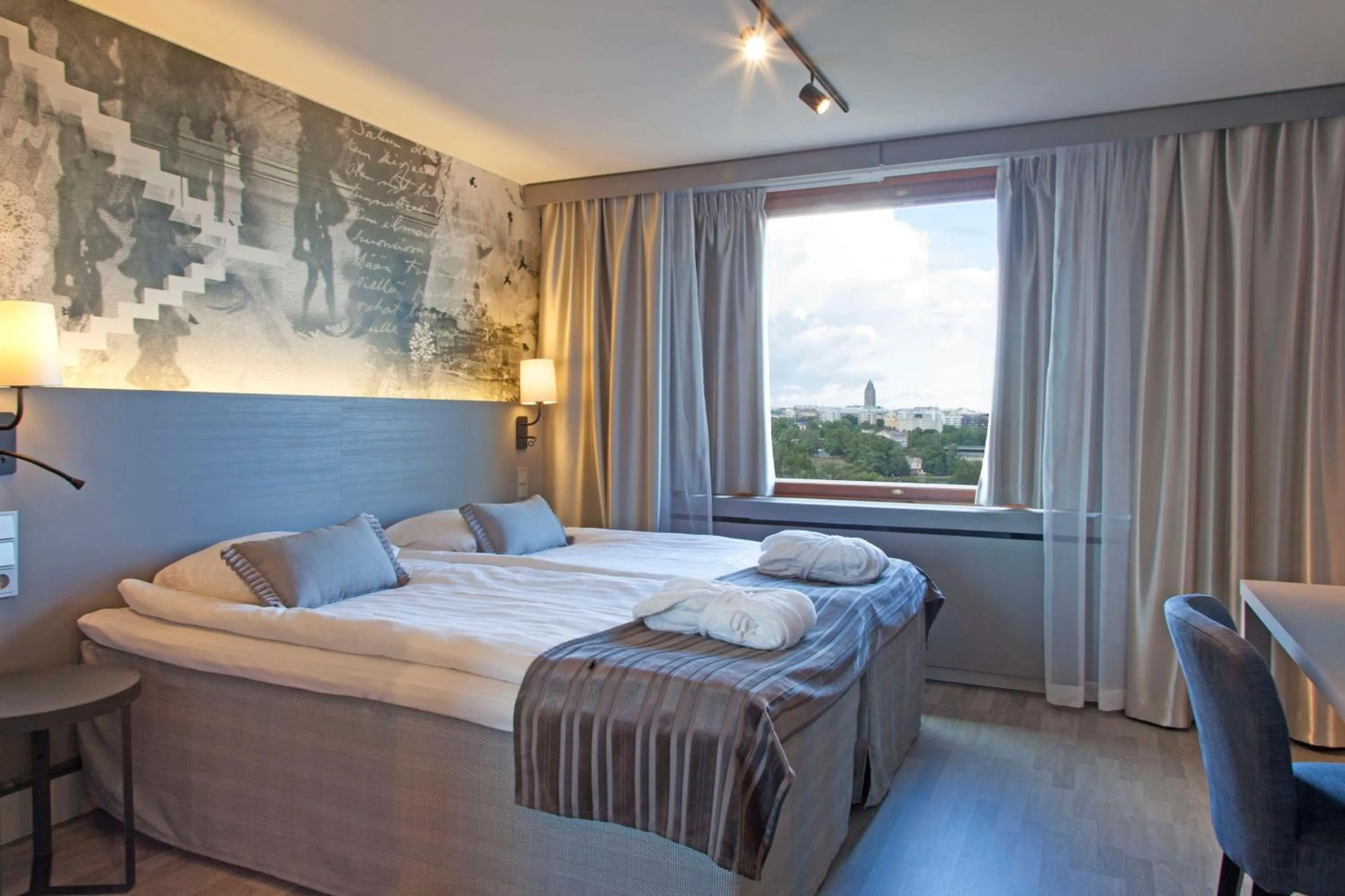 Bedroom, Bed in Scandic Park Helsinki