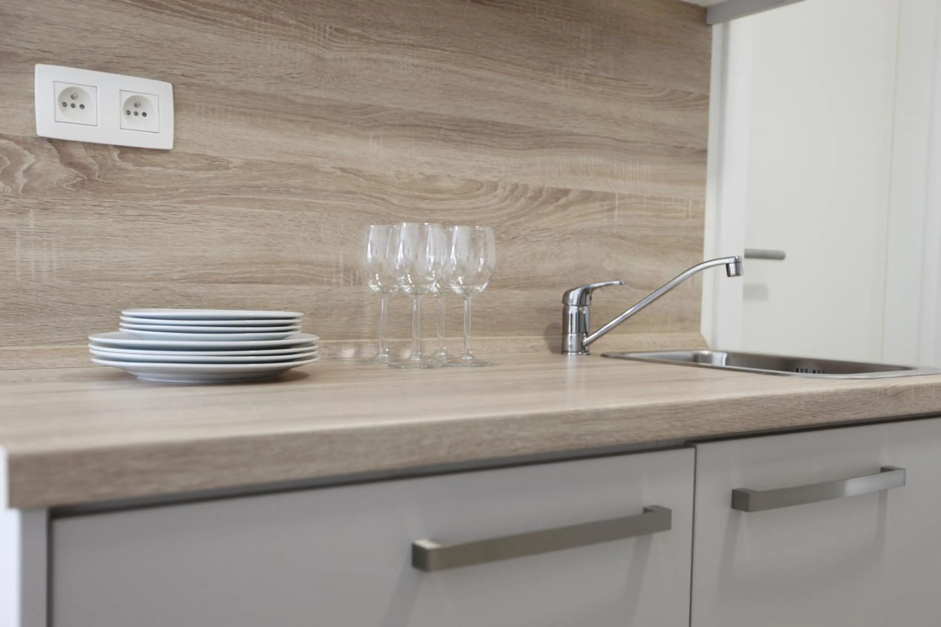 Kitchen or kitchenette in City Center Best Place Apartments