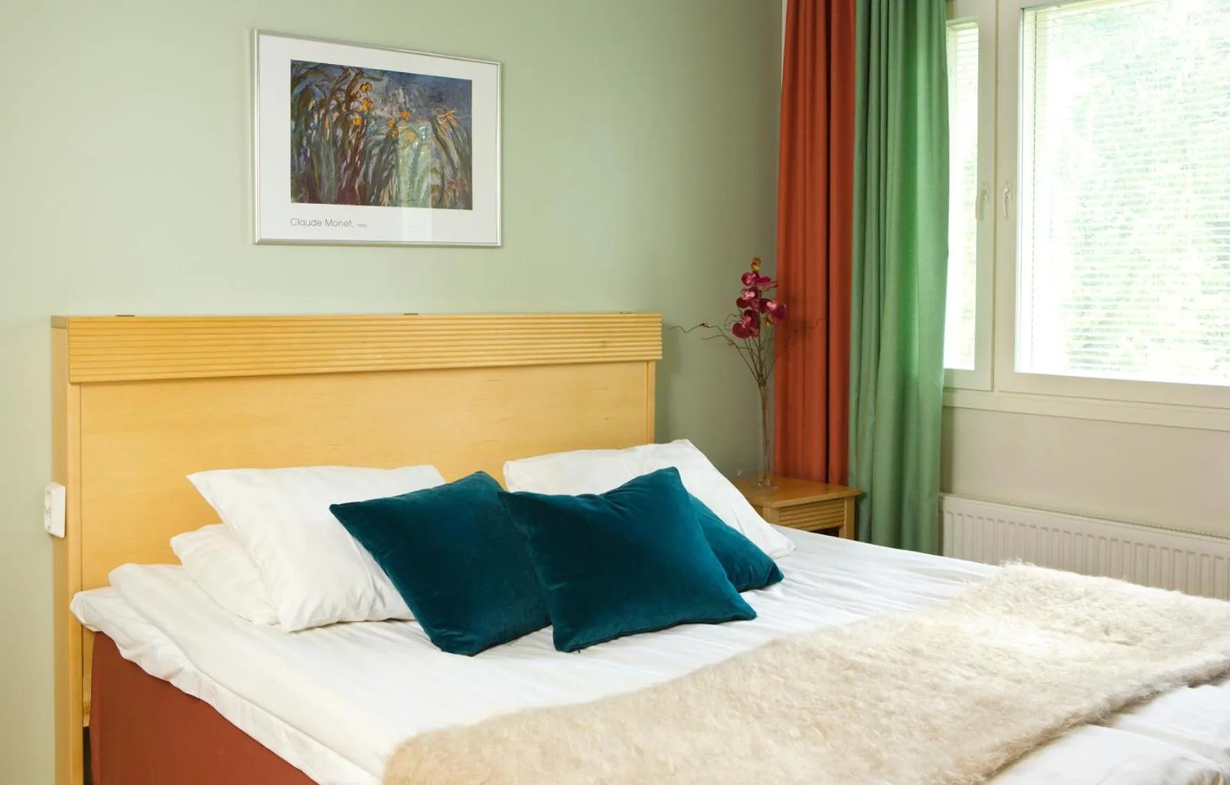 Bed in Spa Hotel Rauhalahti