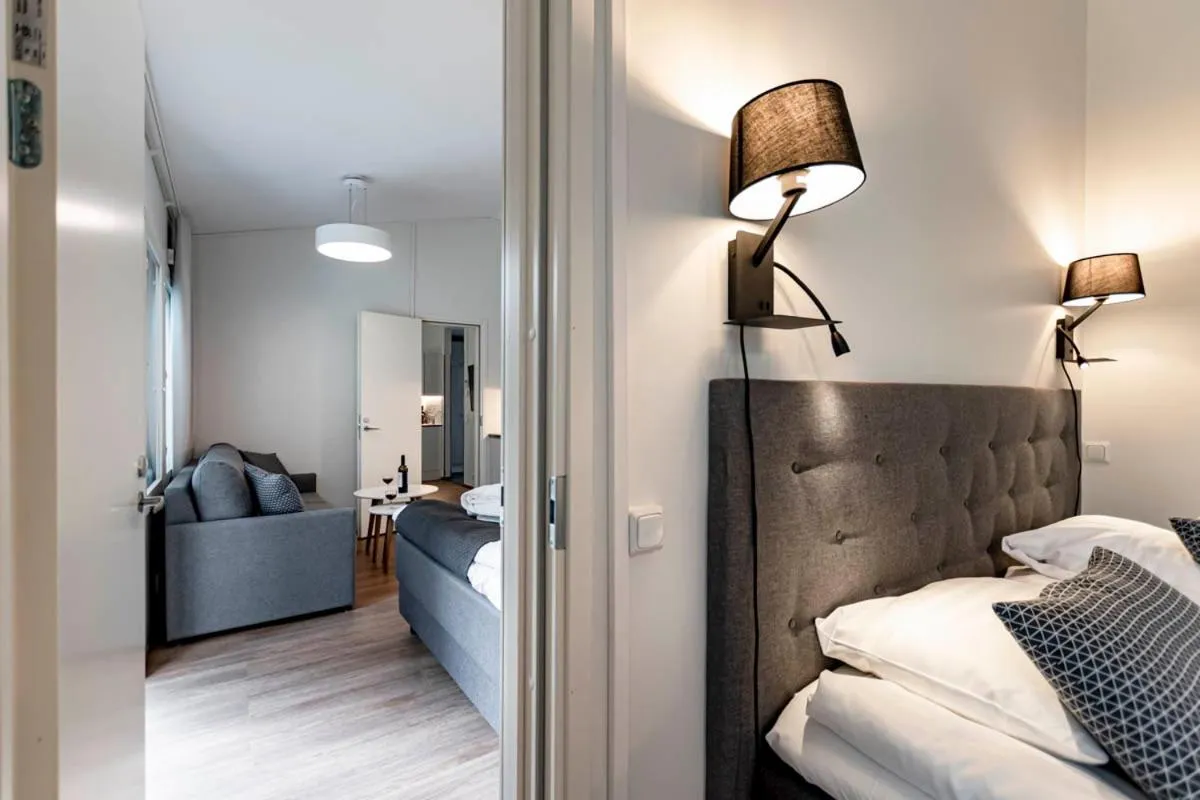 Photo of the whole room, Bed in Spa Hotel Rauhalahti