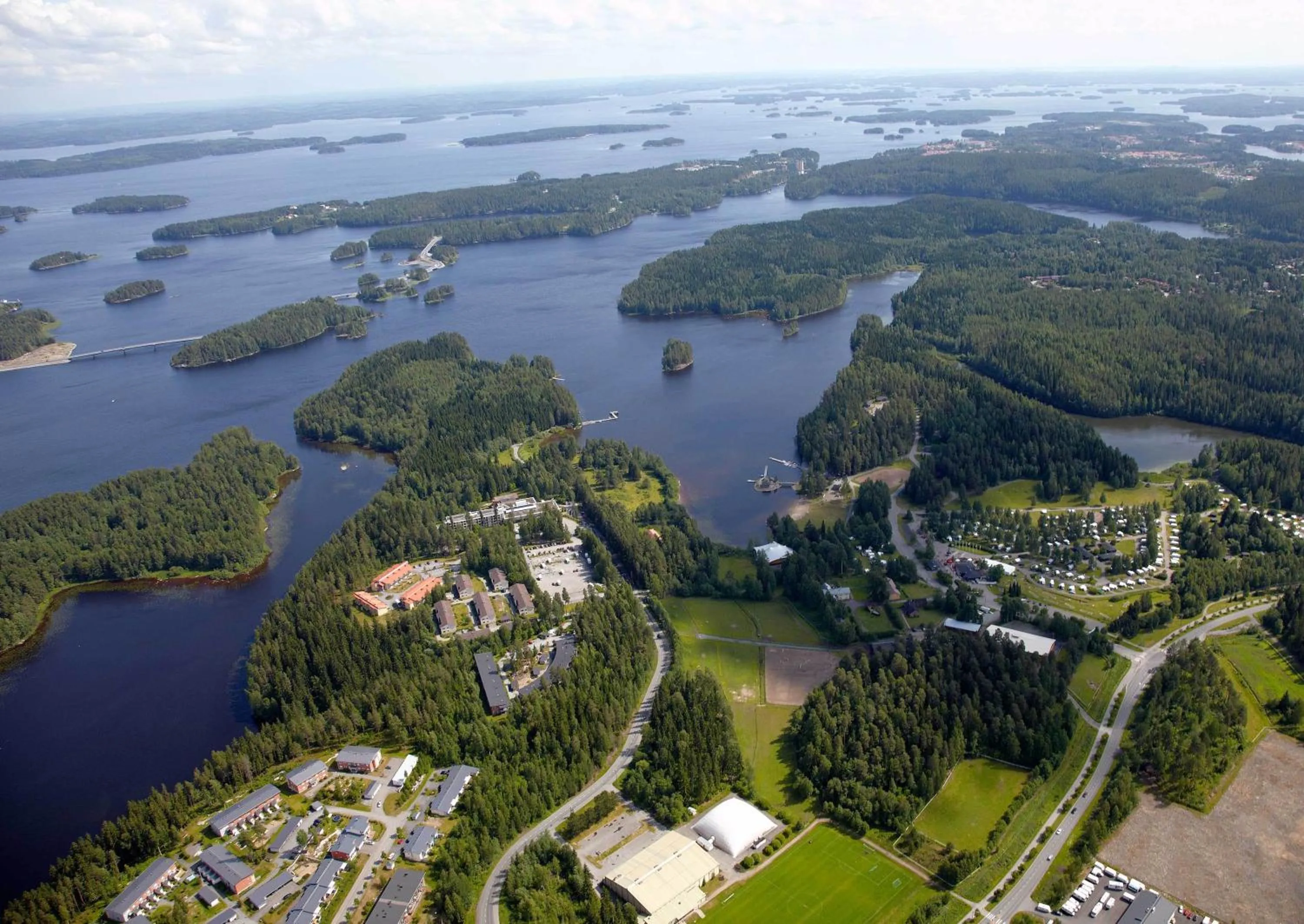 Bird's eye view in Spa Hotel Rauhalahti