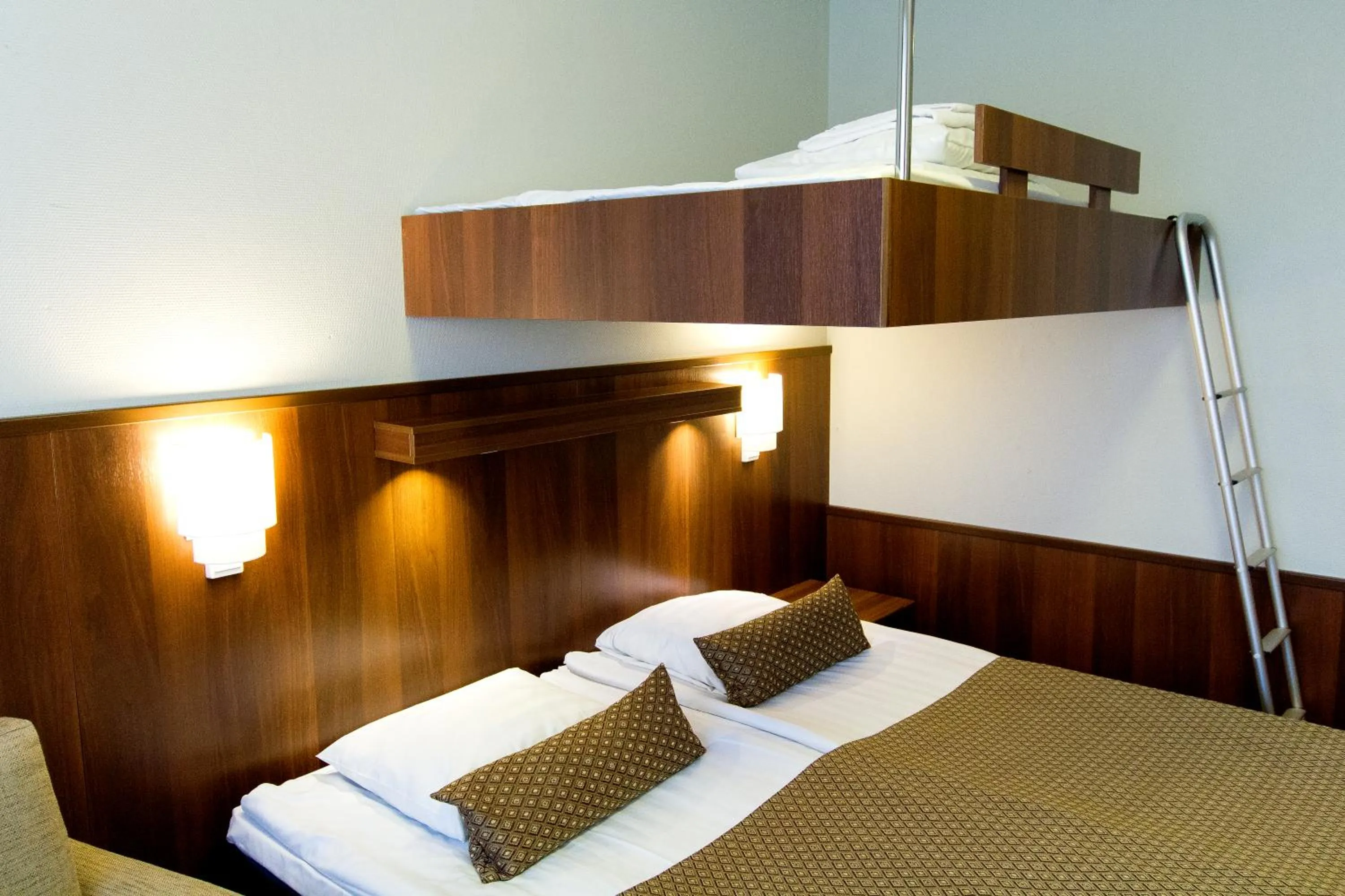 Bed in Spa Hotel Rauhalahti