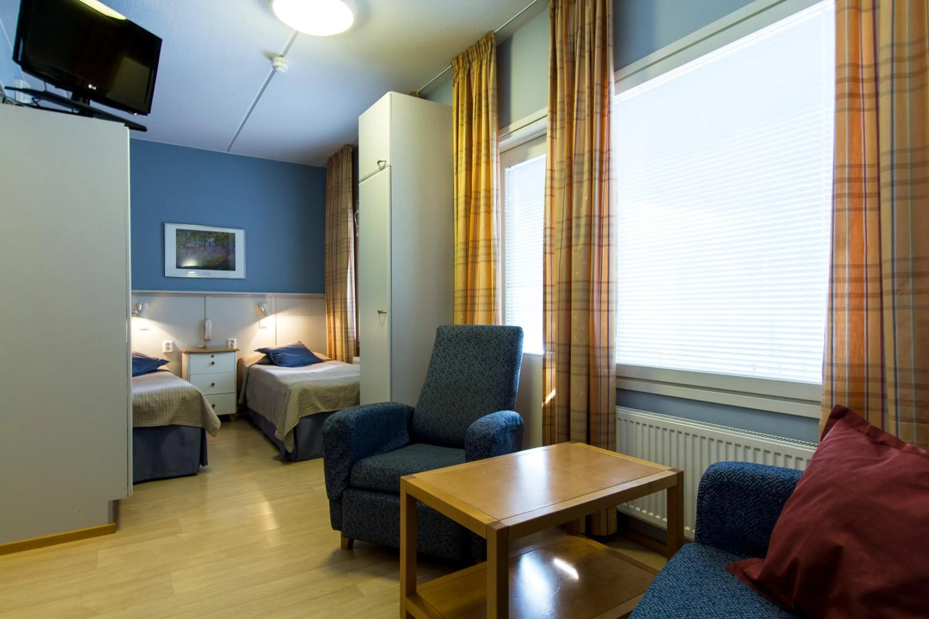 Bed in Spa Hotel Rauhalahti