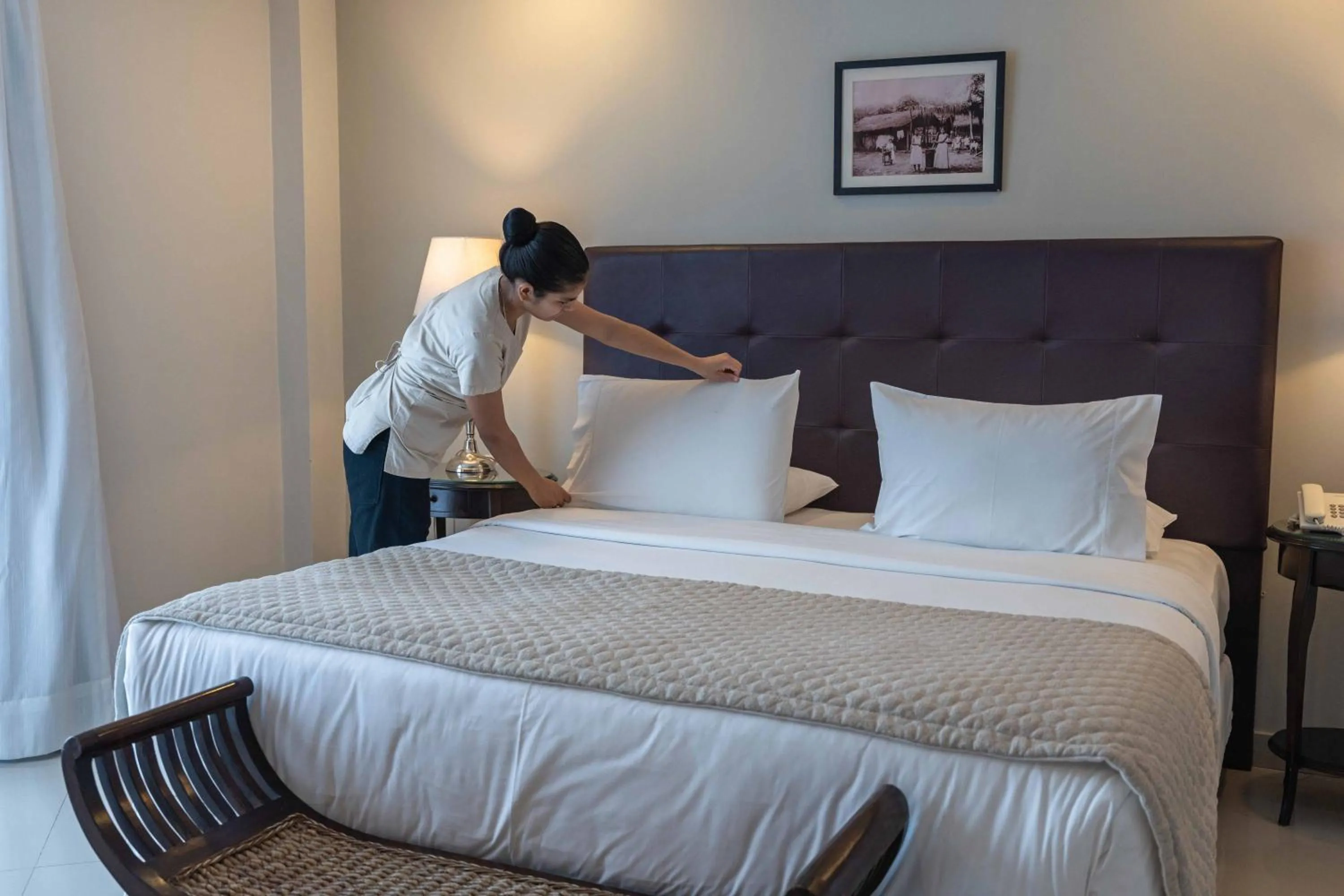 Bed in Las Lomas Casa Hotel