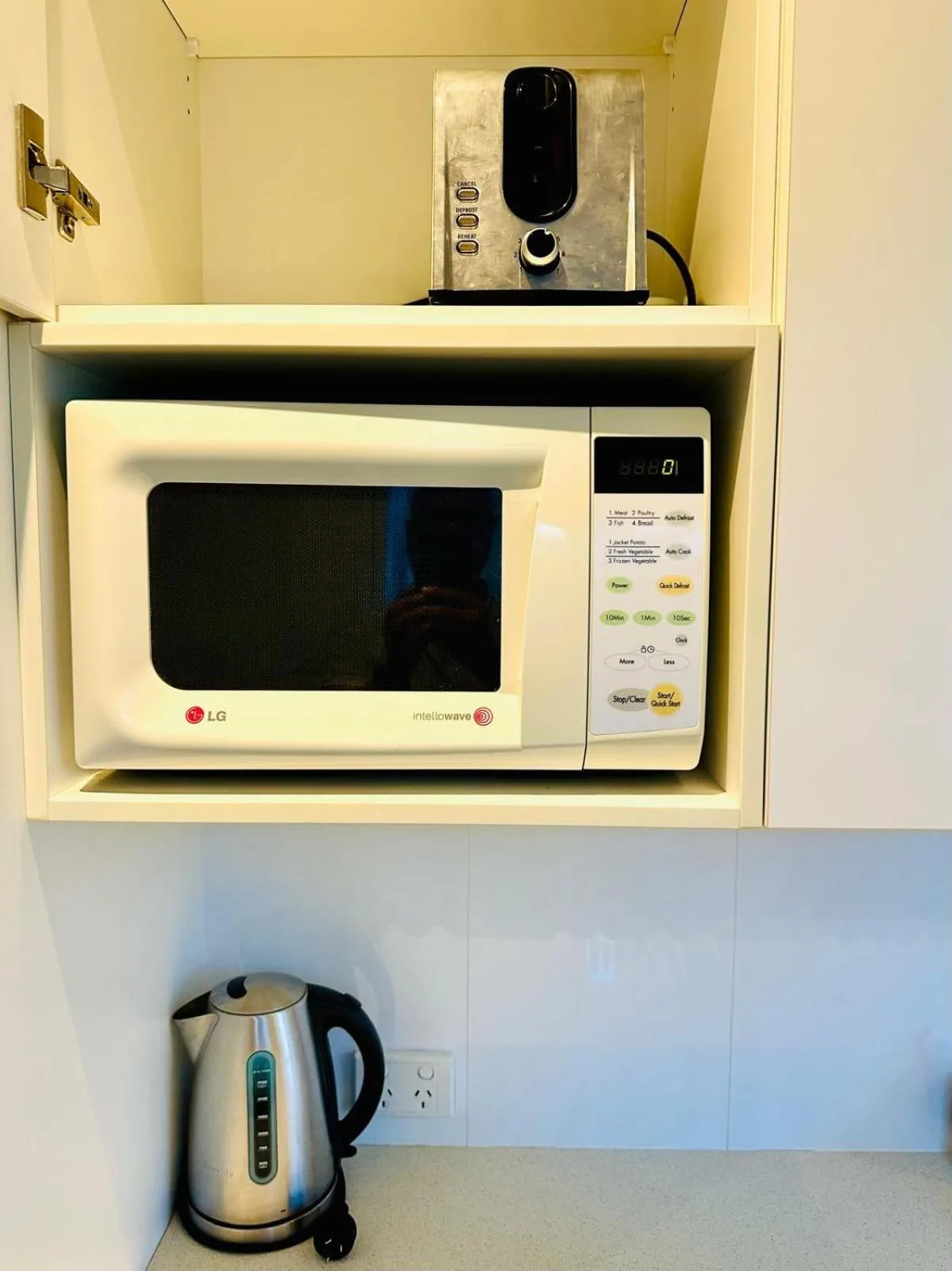 Kitchen or kitchenette in Merivale Motel